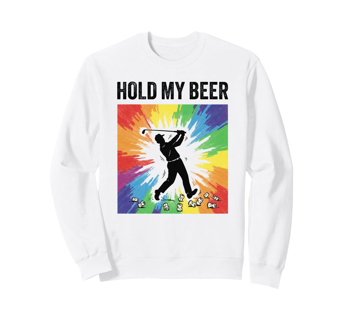 80 Alcohol 20 Skill Golf Ball Sweatshirt - Casual Everyday Wear Men Women - T-Shirt, Sweatshirt, Hoodie