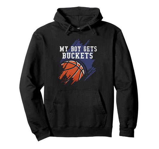 Basketball Moms Dad Team Support Game Hoodie - Unique Graphic Men Women - T-Shirt, Sweatshirt, Hoodie