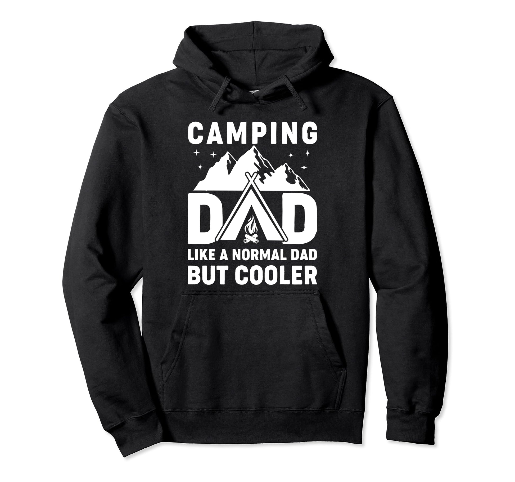 Camping Dad Funny Camper Fathers Day Hoodie - Novelty Apparel Men Women - T-Shirt, Sweatshirt, Hoodie