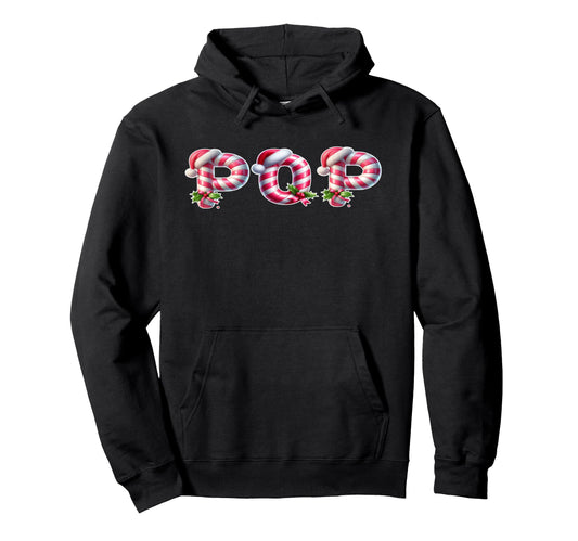 Candy Cane Daddy Pop Party Hoodie - Graphic Print for Adults - T-Shirt, Sweatshirt, Hoodie