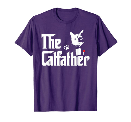 Catfather Funny Gift Cat Daddy T-Shirt - Novelty Apparel Unisex - T-Shirt, Sweatshirt, Hoodie