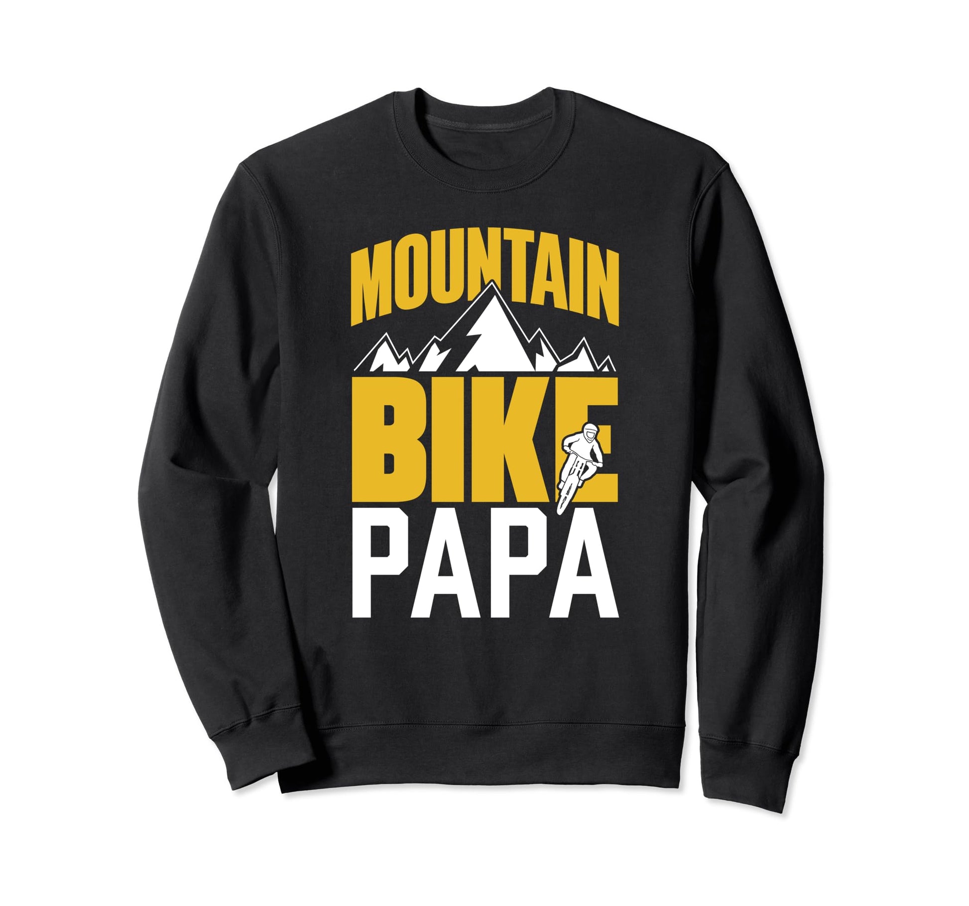 Mountain Bike Papa Mtb Biking Sweatshirt - Minimalist Print Unisex - T-Shirt, Sweatshirt, Hoodie