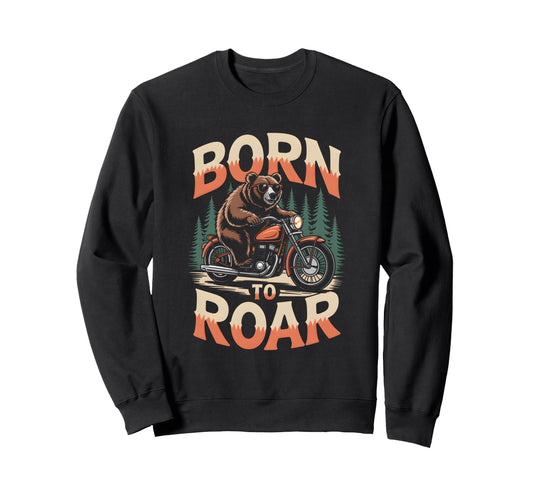 Biker Motorbiker Motorcyclist Bike Sweatshirt - Minimalist Print Men Women - T-Shirt, Sweatshirt, Hoodie