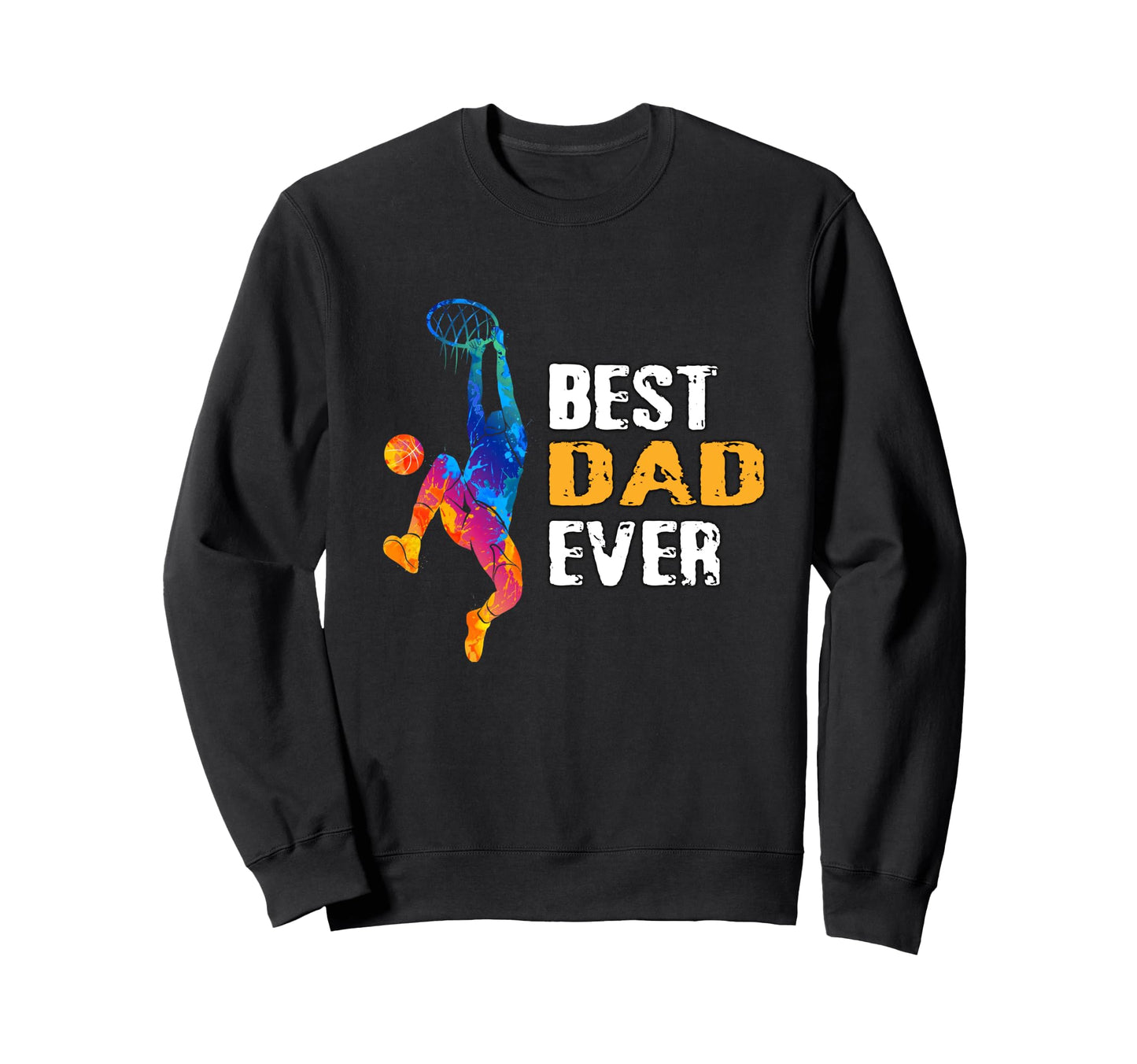 Basketball Father Basketball Dad Sweatshirt - Minimalist Print Unisex - T-Shirt, Sweatshirt, Hoodie