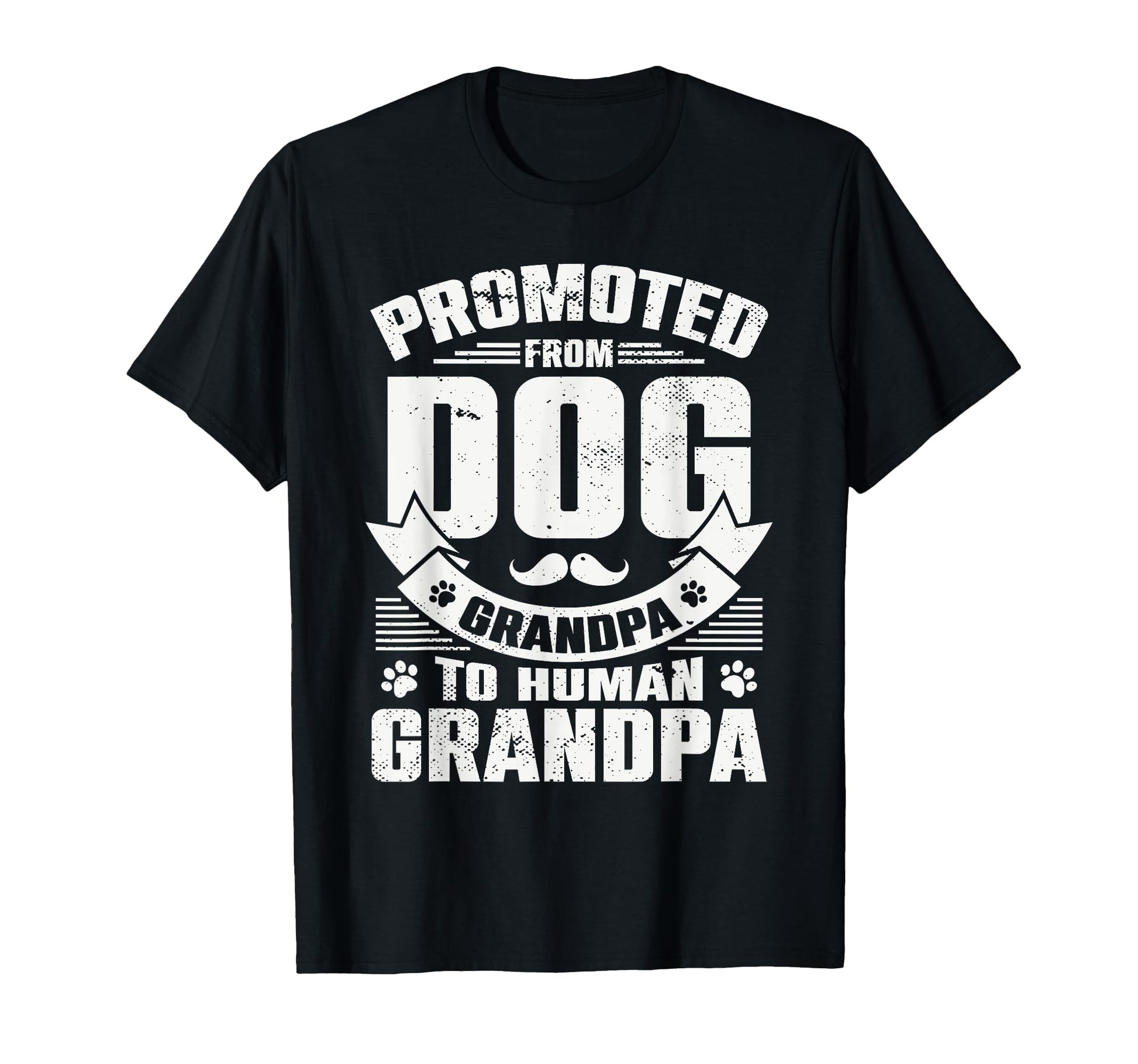 Promoted From Dog Grandpa To T-Shirt - Casual Everyday Wear for Adults - T-Shirt, Sweatshirt, Hoodie
