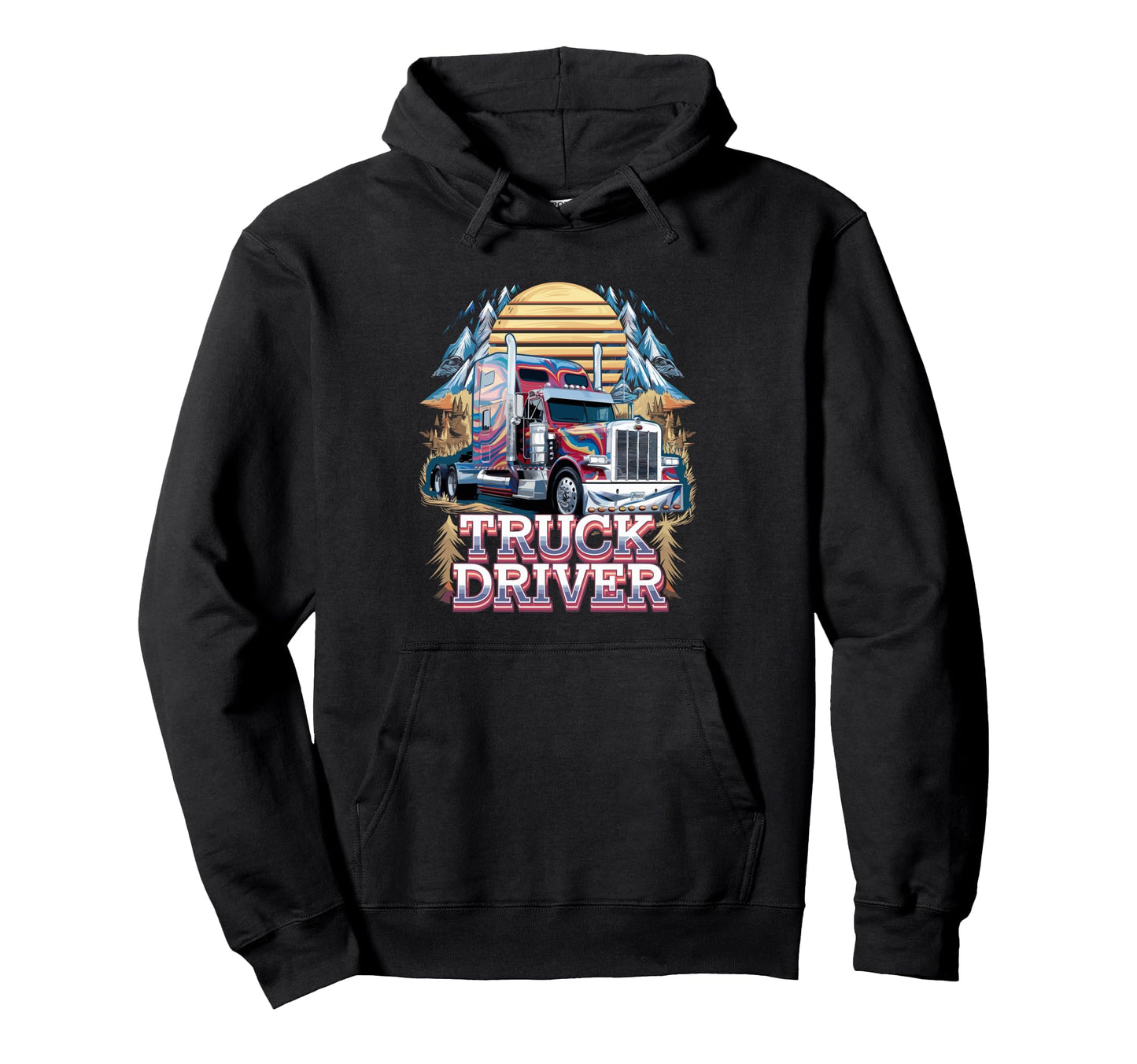 American Truckers Trucker Or Hoodie - Casual Everyday Wear for Adults - T-Shirt, Sweatshirt, Hoodie