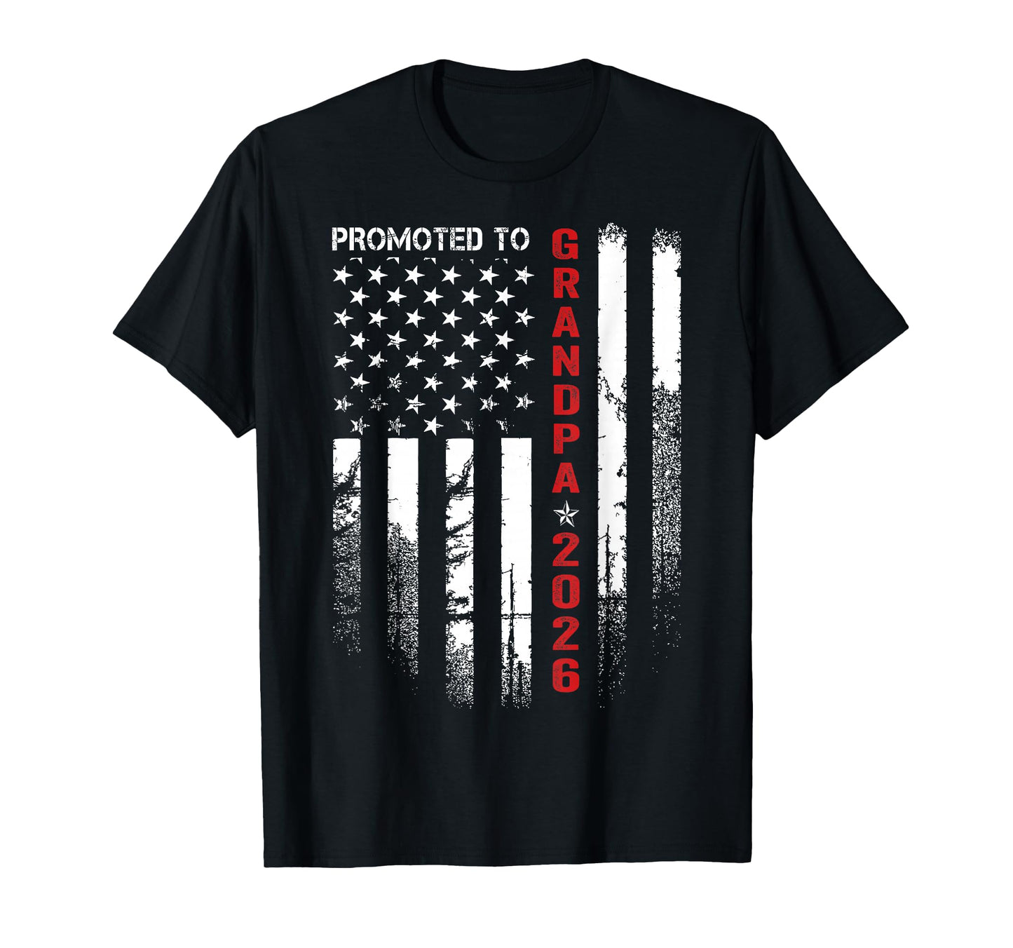 Patriotic Mens Promoted To Grandpa Est T-Shirt - Streetwear Style Unisex - T-Shirt, Sweatshirt, Hoodie