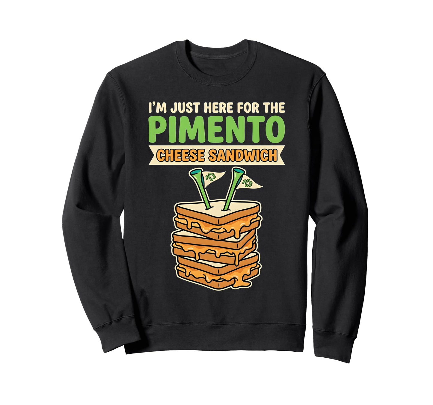 Pimento Cheese Sandwich Golf Sweatshirt - Fun Novelty Design Unisex - T-Shirt, Sweatshirt, Hoodie