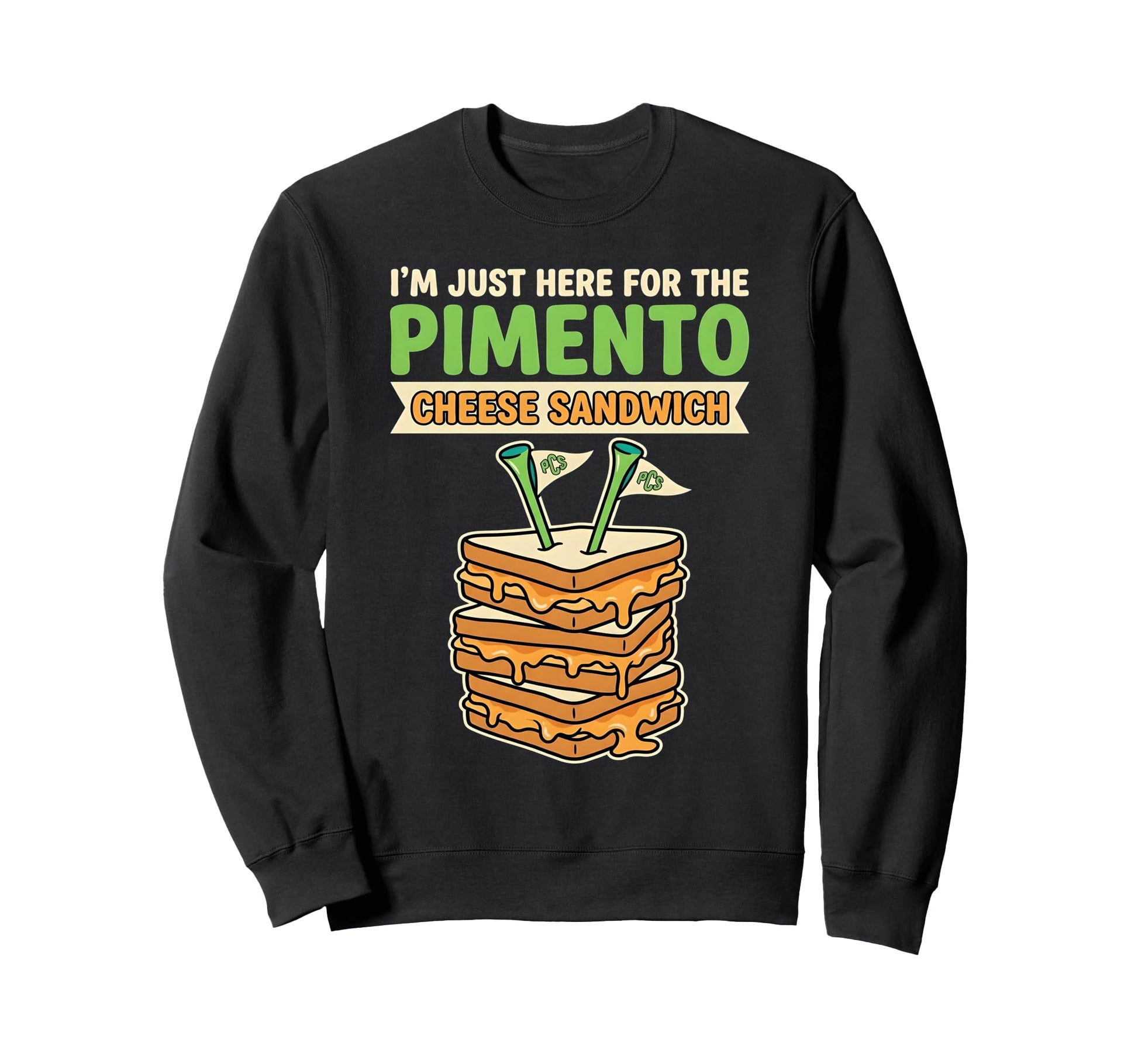 Pimento Cheese Sandwich Golf Sweatshirt - Fun Novelty Design Unisex - T-Shirt, Sweatshirt, Hoodie