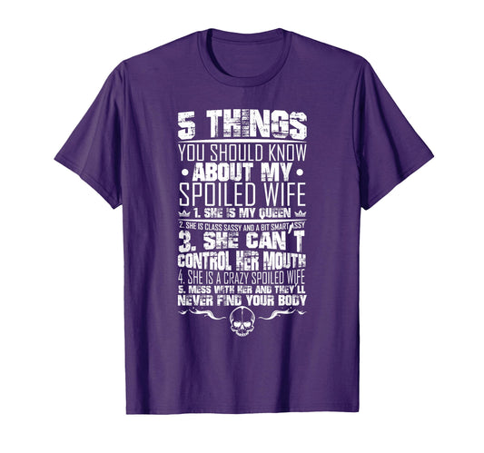 5 Things You Should Know About My T-Shirt - Casual Everyday Wear Unisex - T-Shirt, Sweatshirt, Hoodie
