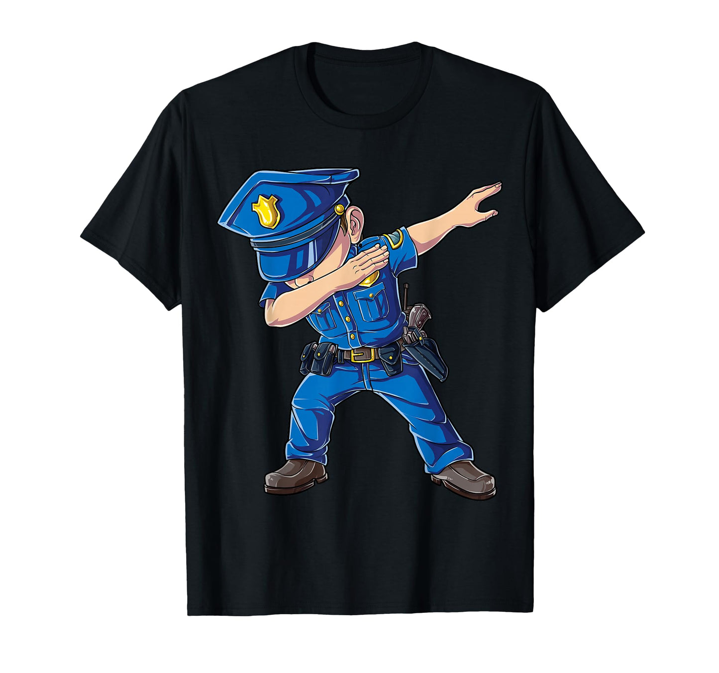 Dabbing Police Funny Policeman Dab Dance T-Shirt - Streetwear Style Unisex - T-Shirt, Sweatshirt, Hoodie
