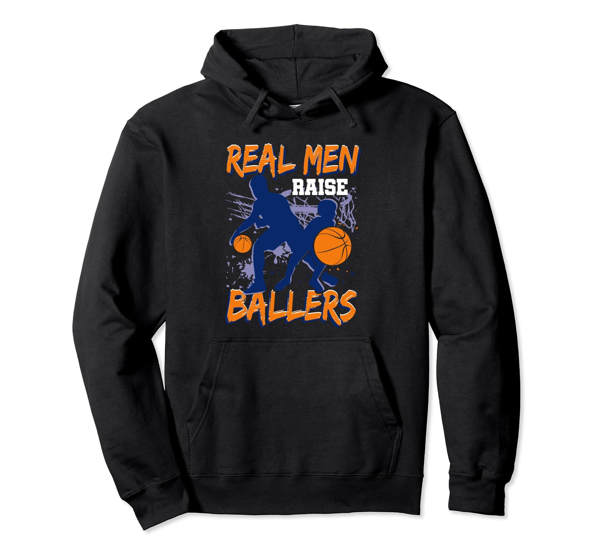 Dad Basketball Dad Fathers Day Hoodie - Casual Everyday Wear Unisex - T-Shirt, Sweatshirt, Hoodie