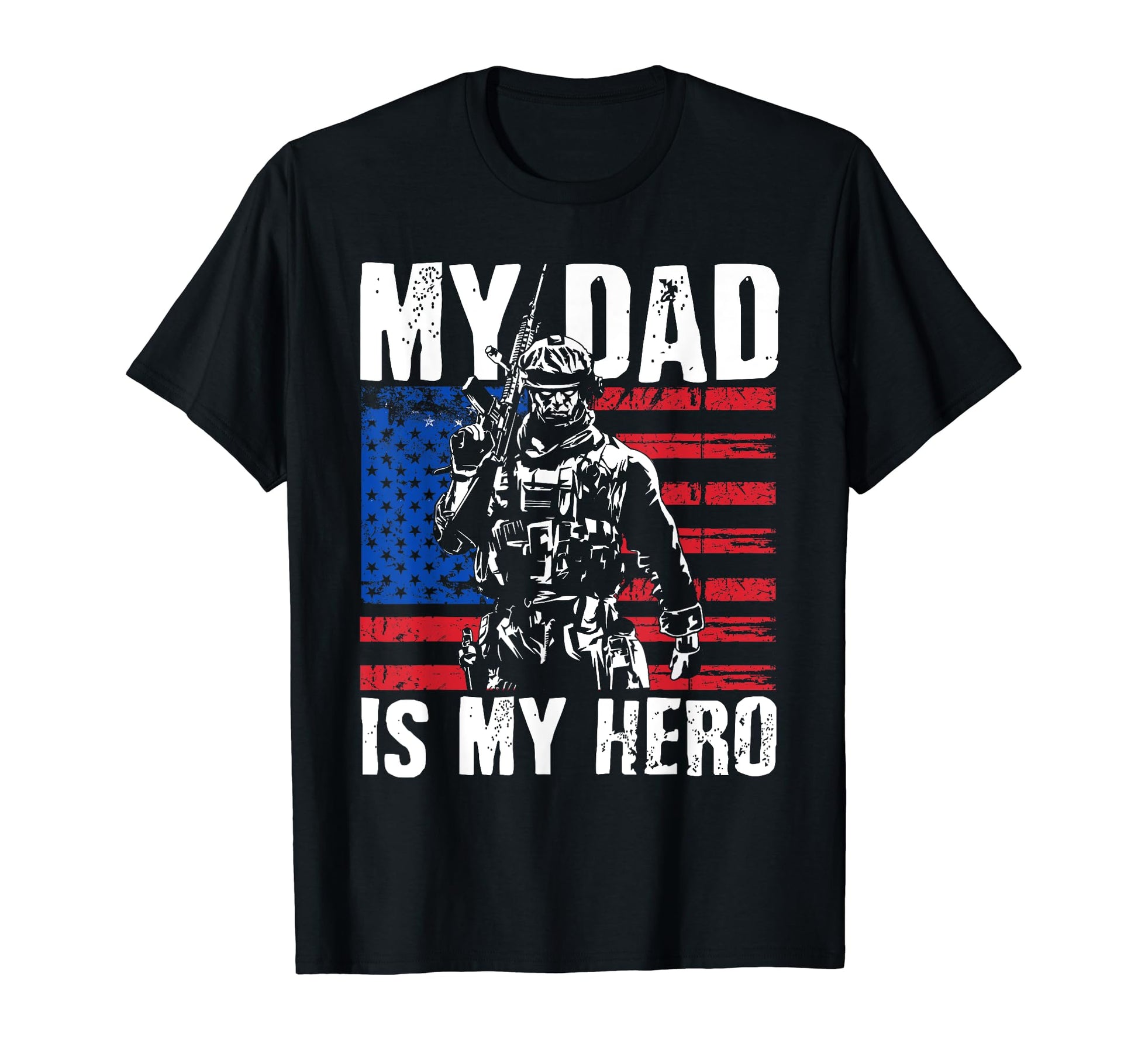 Army Dad Usa Flag Fathers Day 4Th July T-Shirt - Streetwear Style Men Women - T-Shirt, Sweatshirt, Hoodie