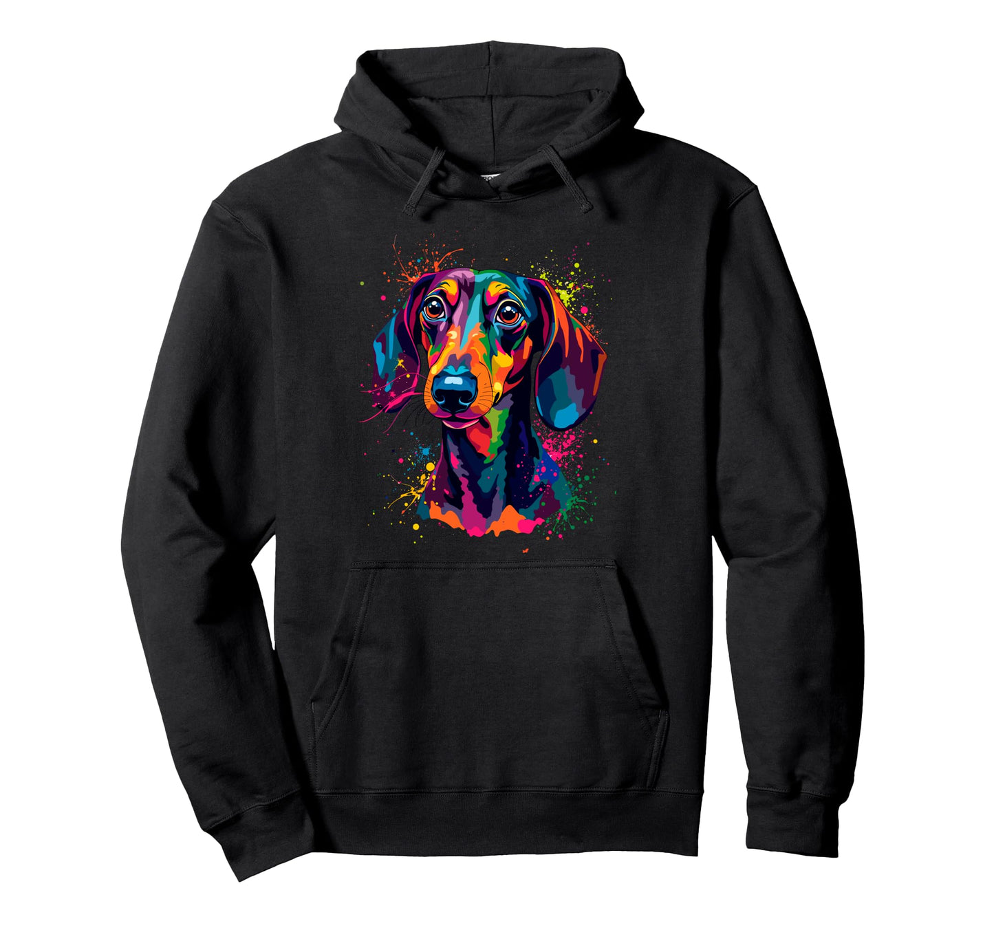 Pop Art Dachshund Lover Owner Puppy Hoodie - Streetwear Style Unisex - T-Shirt, Sweatshirt, Hoodie