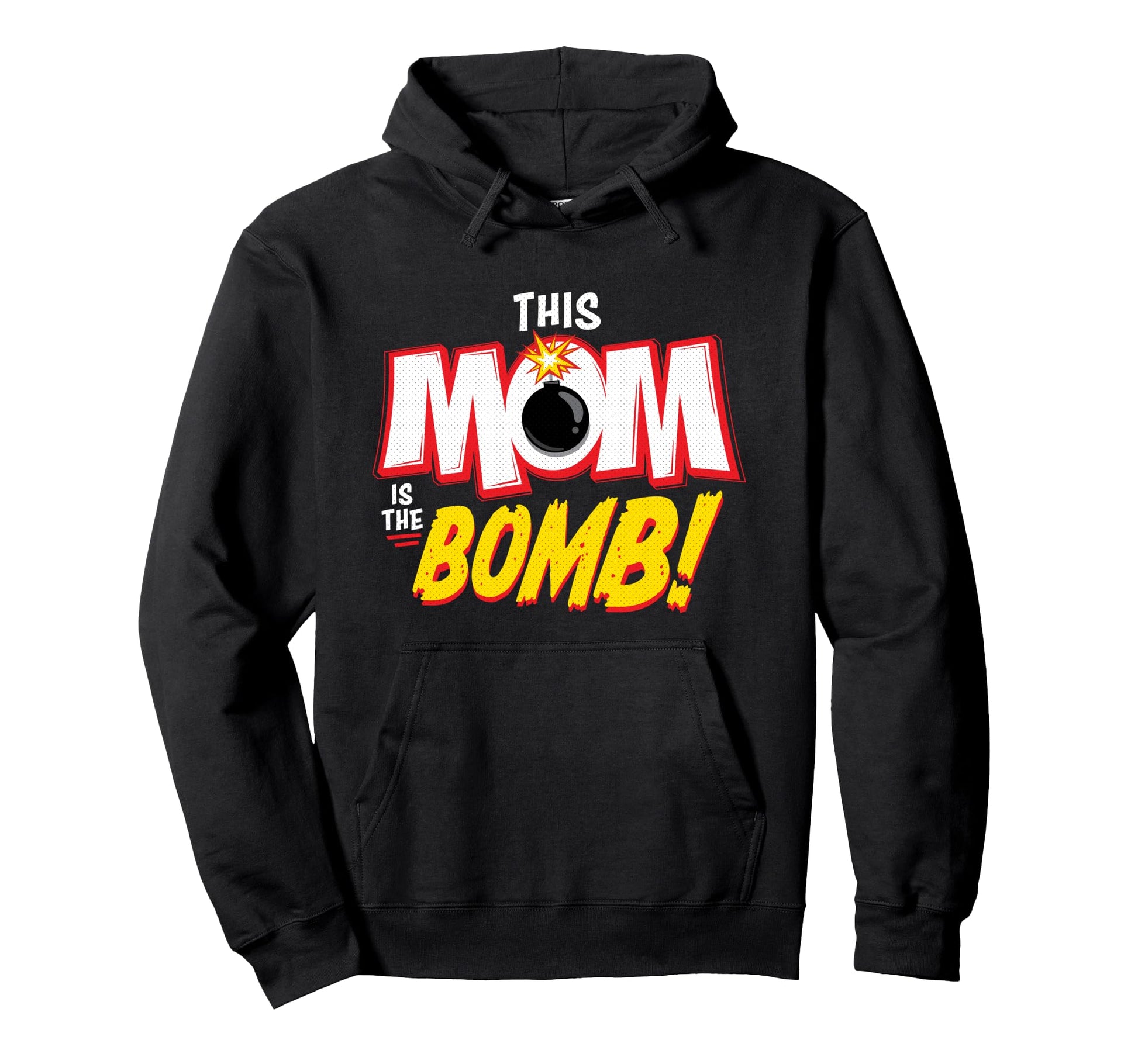 This Mom Is Bomb Funny Mothers Day Hoodie - Casual Everyday Wear Unisex - T-Shirt, Sweatshirt, Hoodie