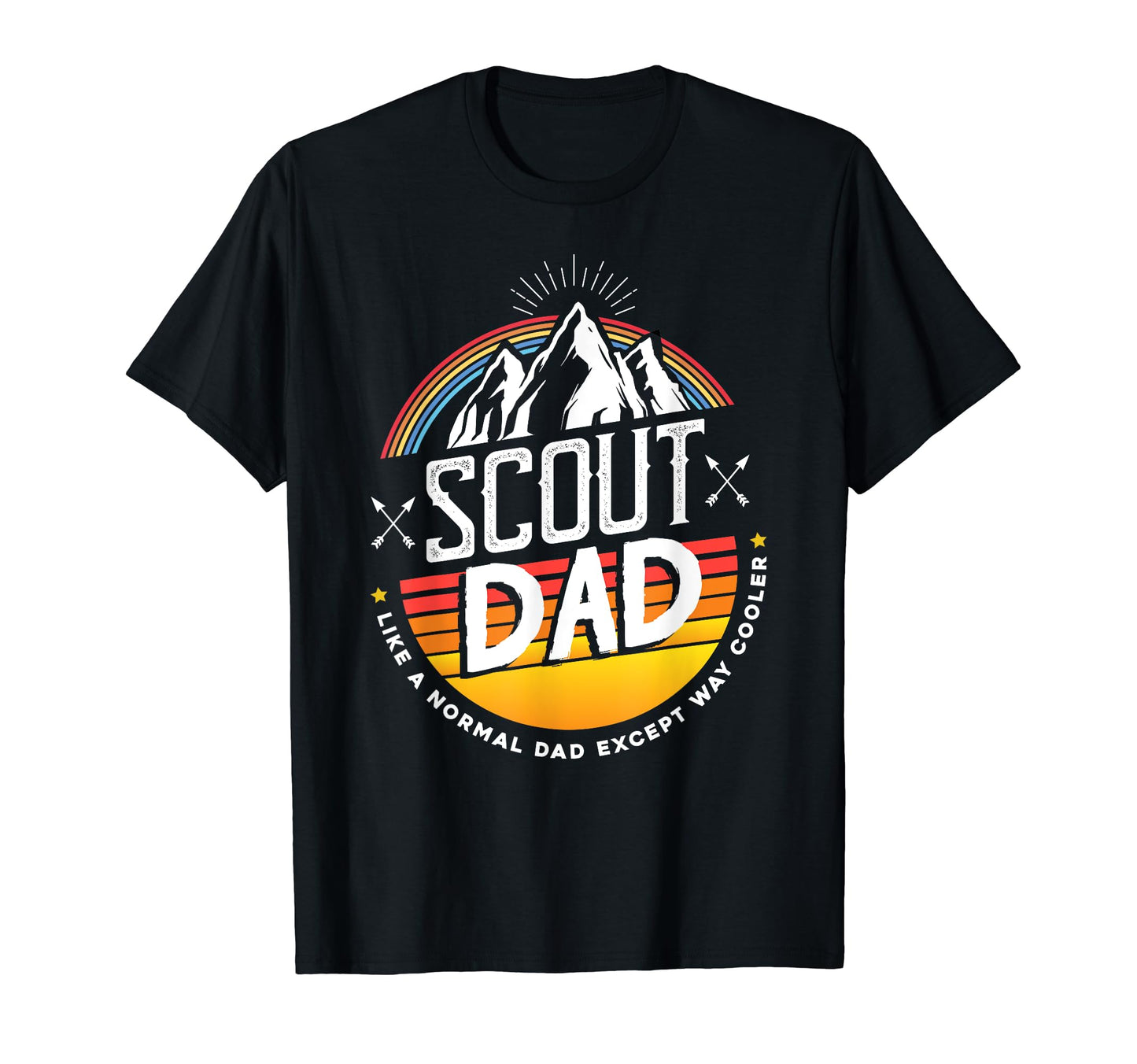 Scout Dad Camping Lovers T-Shirt - Custom Art Print Unisex - T-Shirt, Sweatshirt, Hoodie