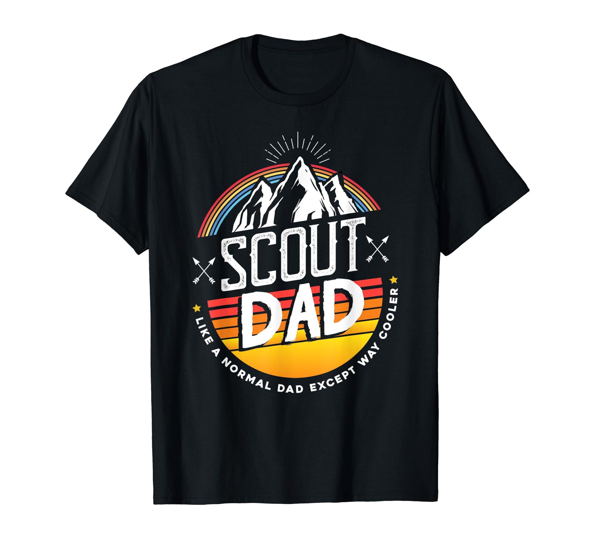 Scout Dad Camping Lovers T-Shirt - Custom Art Print Unisex - T-Shirt, Sweatshirt, Hoodie