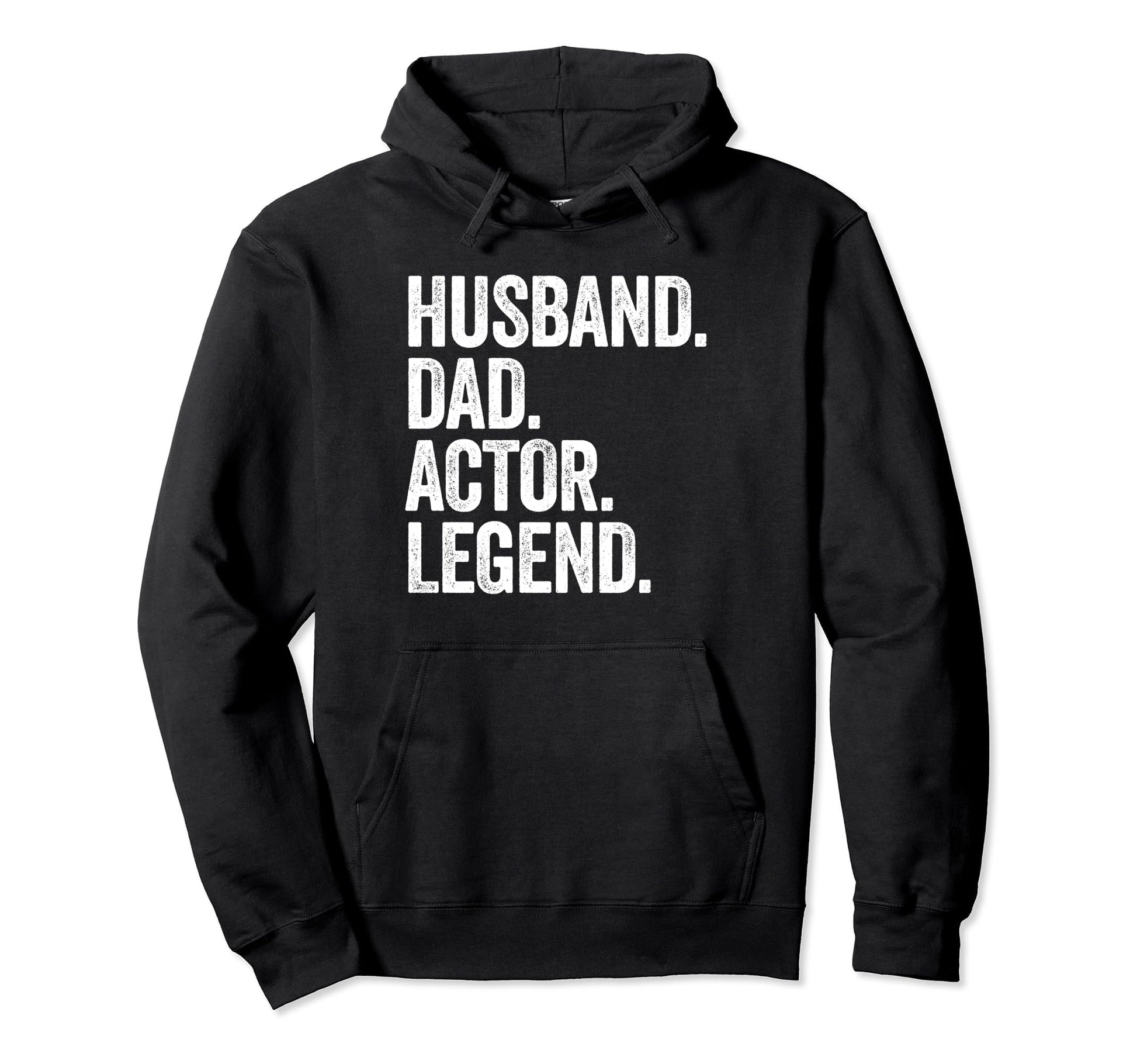 Husband Dad Actor Funny Actor Actress Hoodie - Minimalist Print Men Women - T-Shirt, Sweatshirt, Hoodie