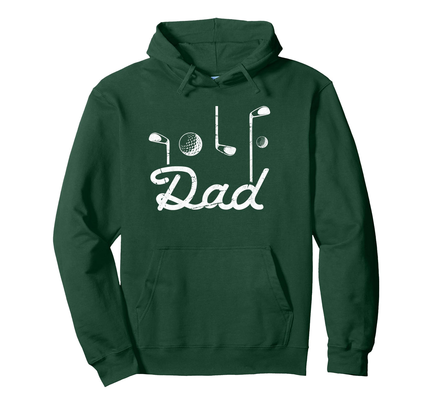Golf Dad Funny Golfing Best Dad Hoodie - Fun Novelty Design Men Women - T-Shirt, Sweatshirt, Hoodie