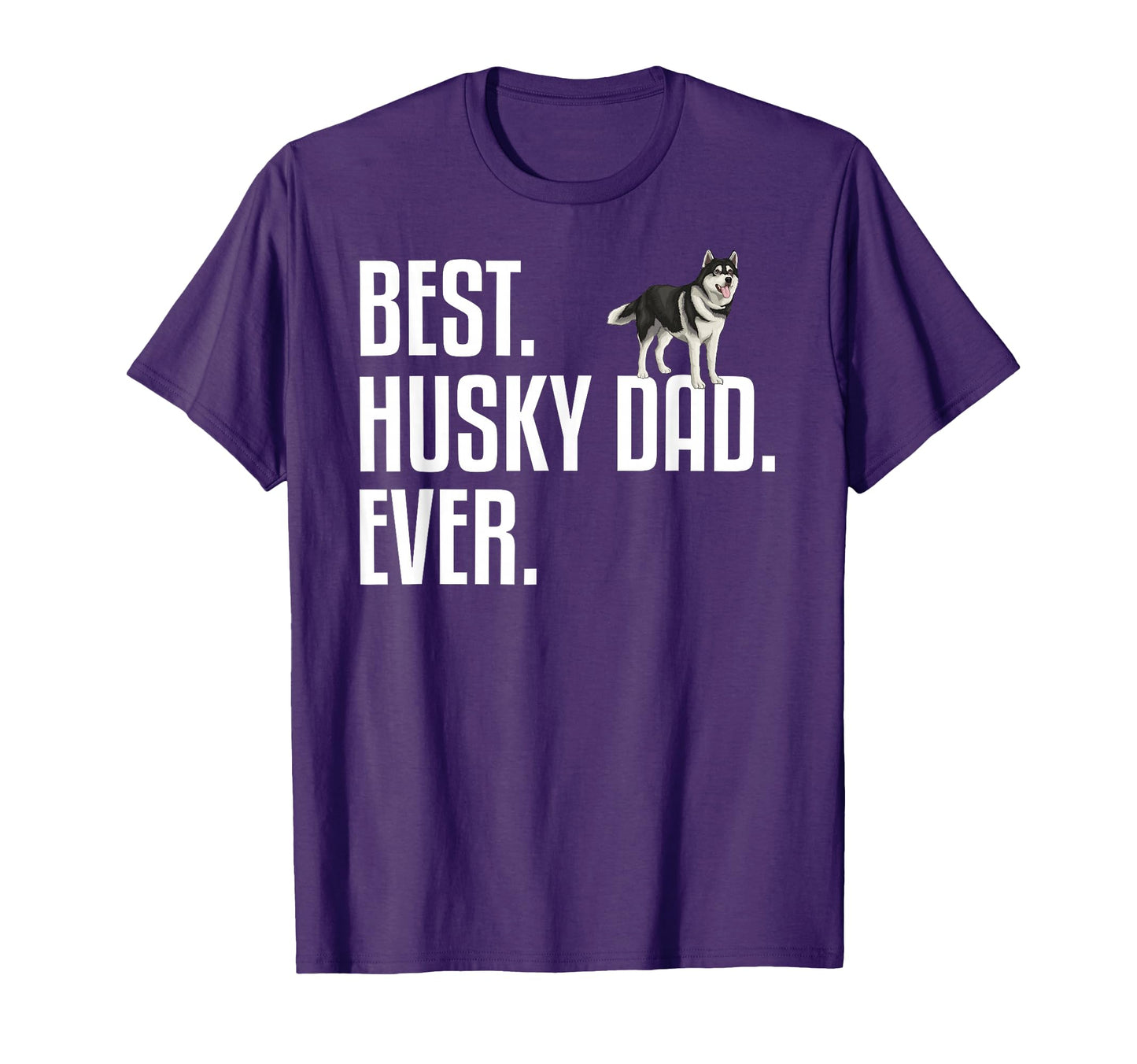 Husky Dad Art Father Husky Lover T-Shirt - Minimalist Print for Adults - T-Shirt, Sweatshirt, Hoodie