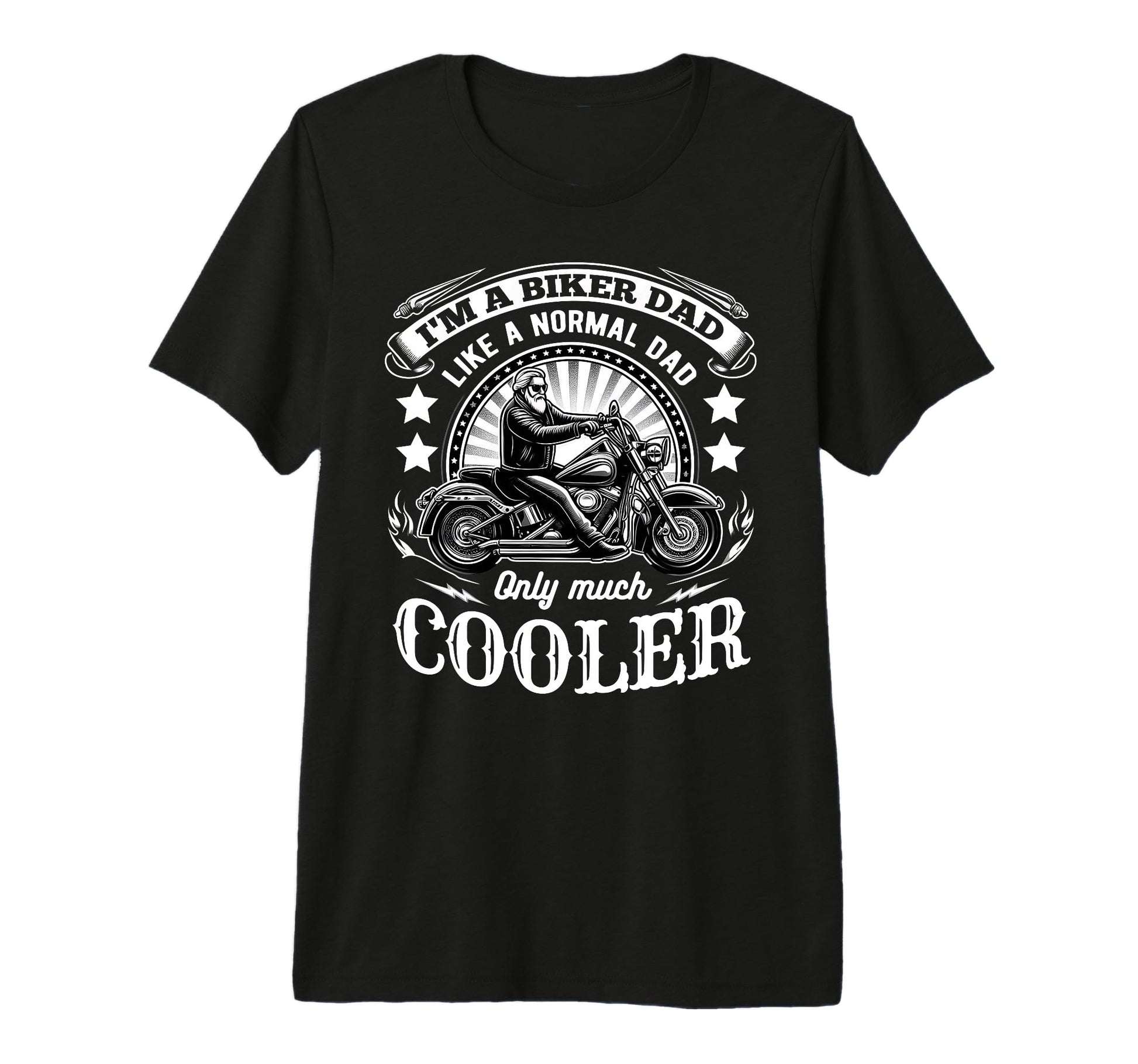 Im Biker Dad Funny Motorcycle Rider T-Shirt - Aesthetic Graphic for Adults - T-Shirt, Sweatshirt, Hoodie