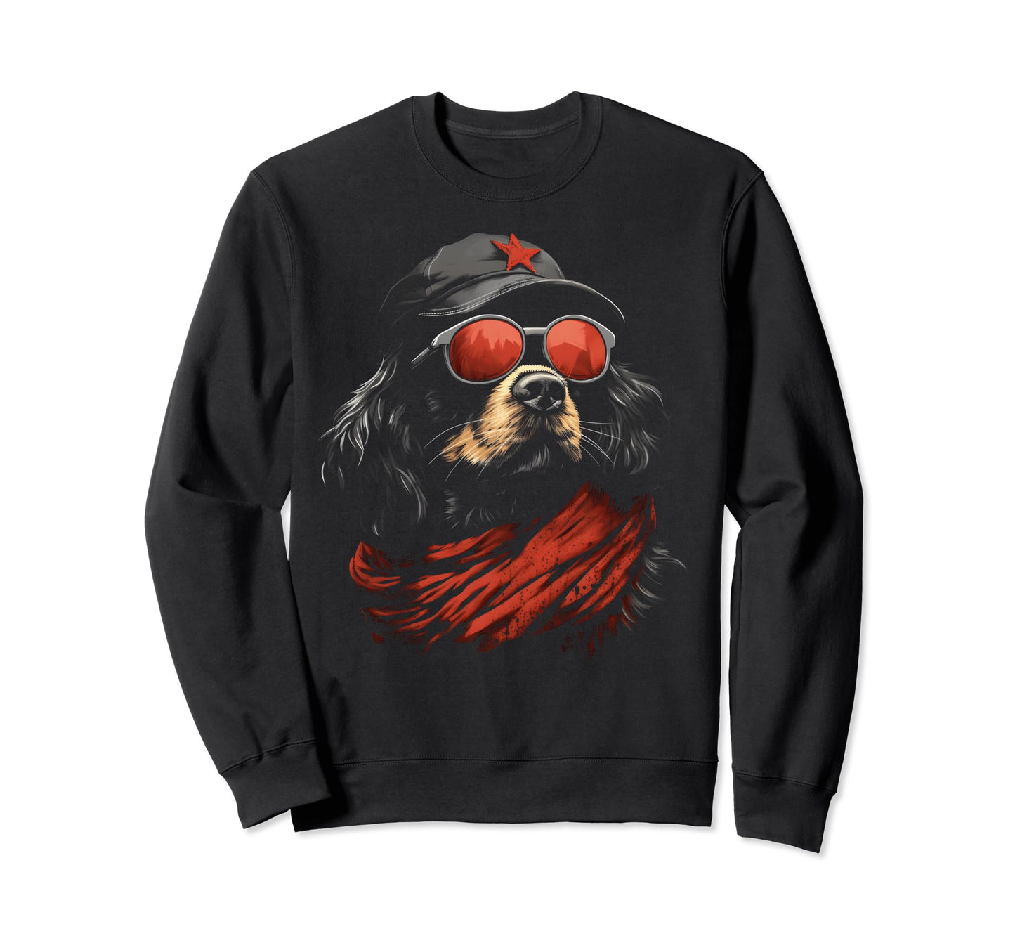 Motorcycle Dad Biker Cavalier King Sweatshirt - Unique Graphic for Adults - T-Shirt, Sweatshirt, Hoodie