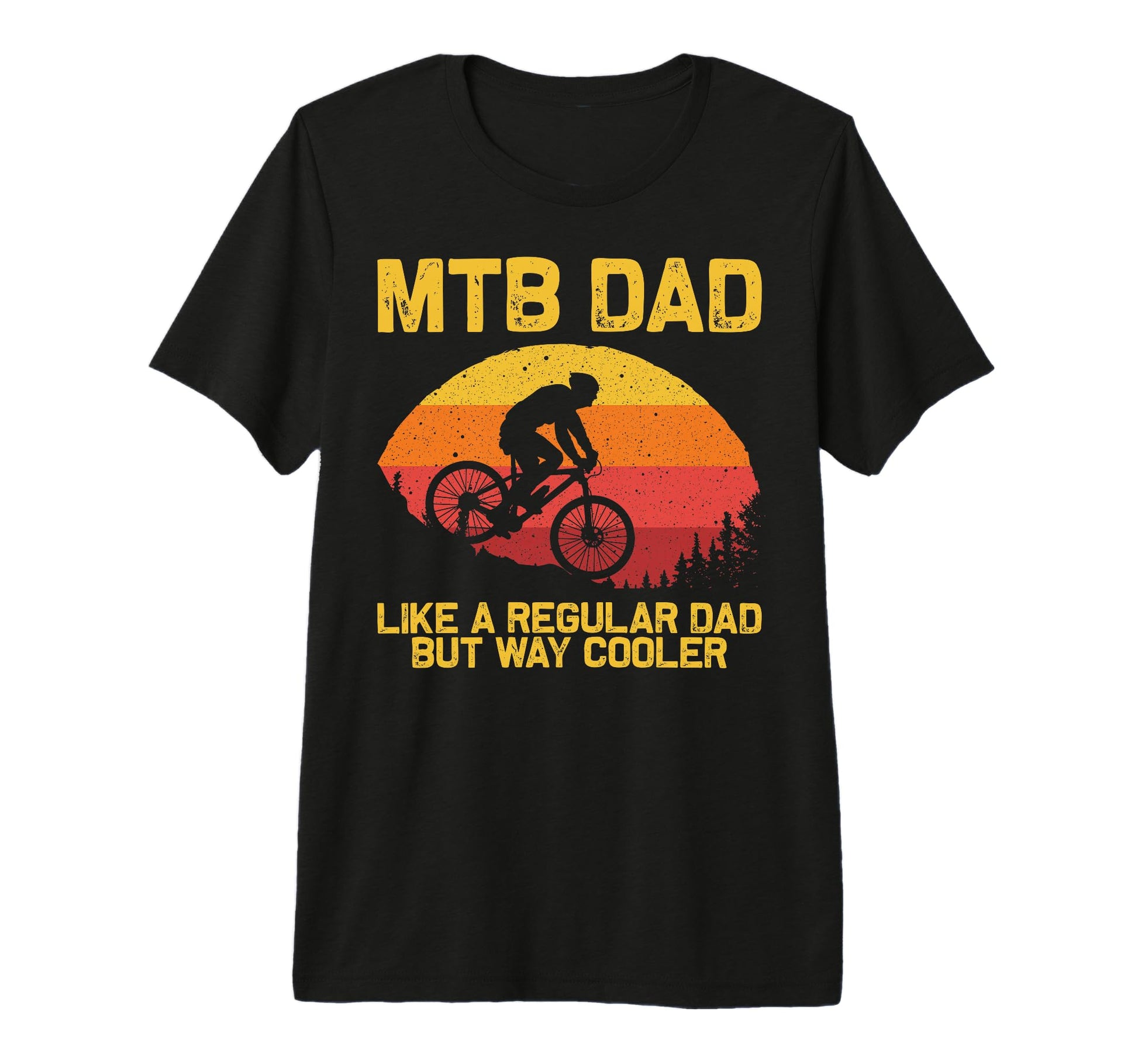 Mountain Biking Dad Father Biker Mtb T-Shirt - Trendy Graphic Men Women - T-Shirt, Sweatshirt, Hoodie