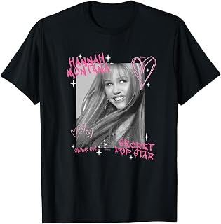 Hannah Montana Secret Pop Star Photo Shine On T-Shirt Unisex T-shirt, Sweatshirt, Hoodie, Long Sleeve Tee - T-Shirt, Sweatshirt, Hoodie