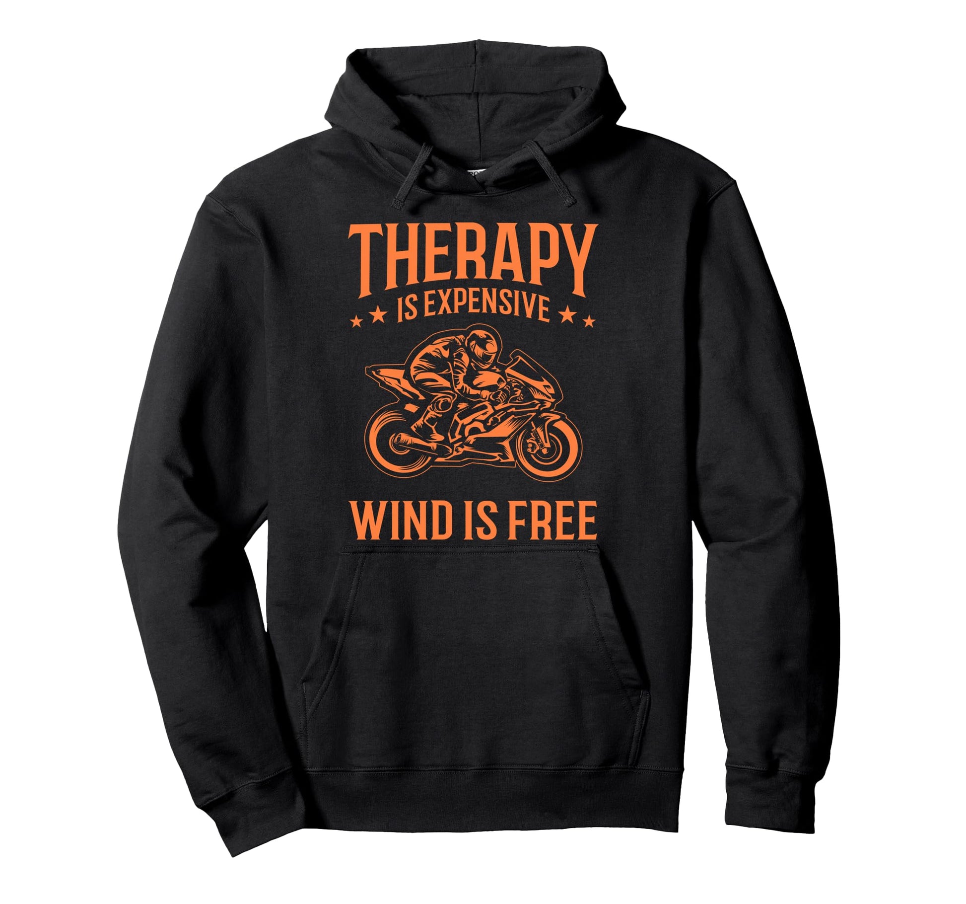 Funny Wind Therapy Motorcycle Gift Hoodie - Novelty Apparel Men Women - T-Shirt, Sweatshirt, Hoodie