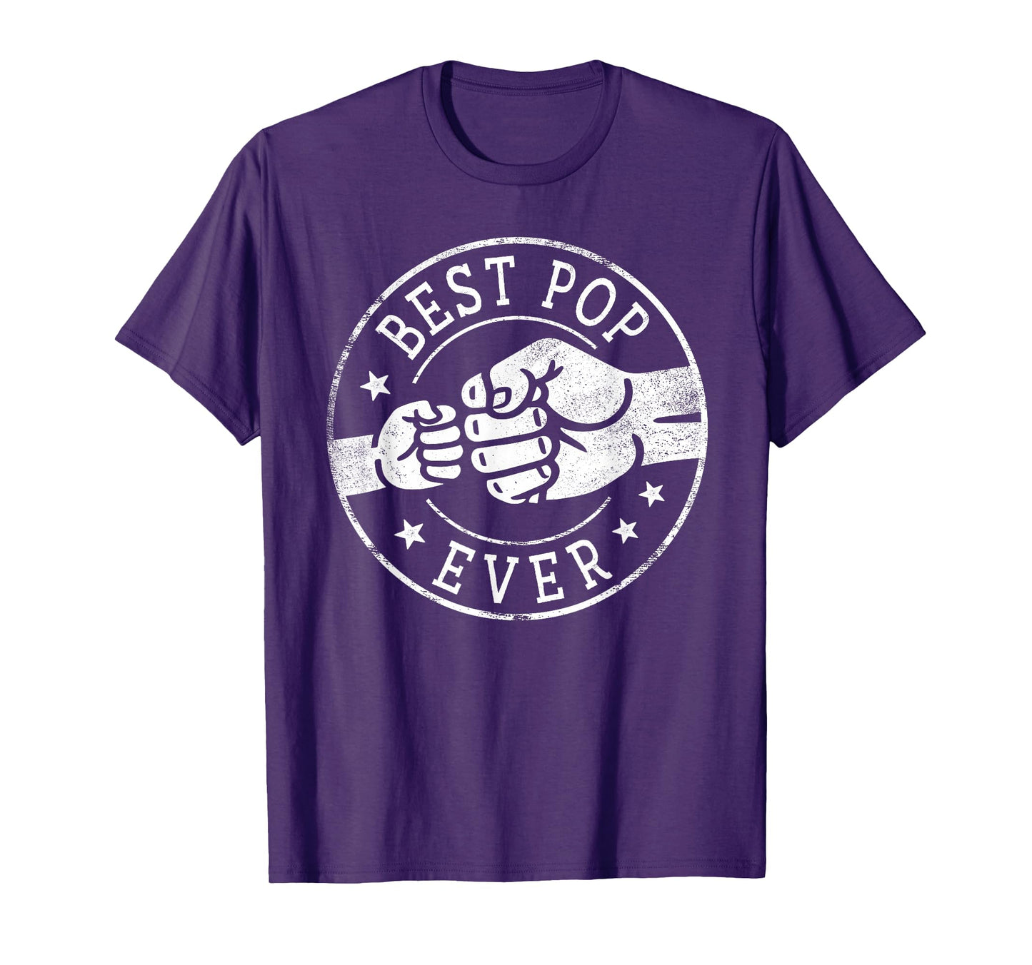 Best Pop Ever Fist Bump Circle Emblem T-Shirt - Fun Novelty Design Unisex - T-Shirt, Sweatshirt, Hoodie