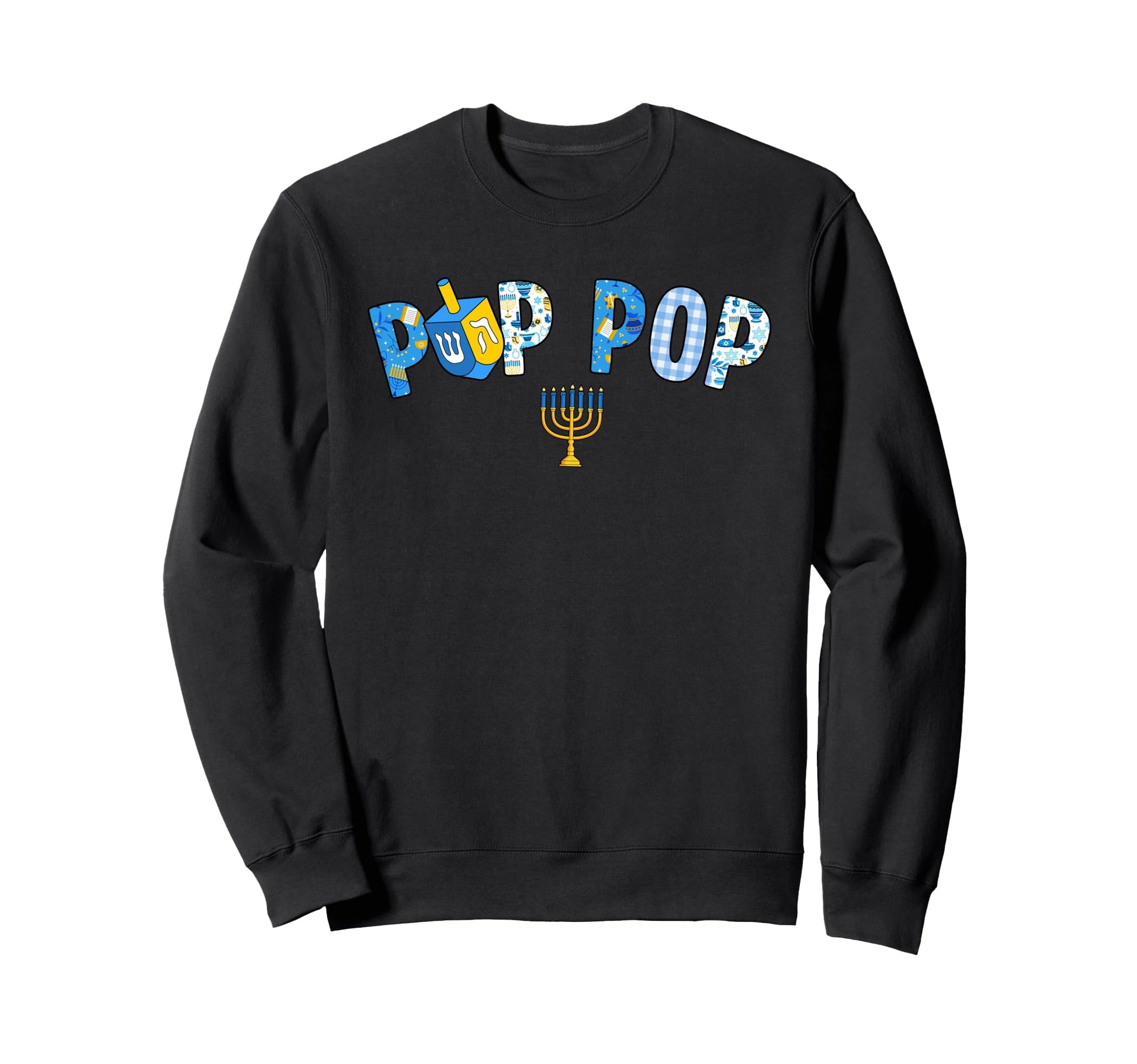Hanukkah Dreidel Matching Family Sweatshirt - Streetwear Style for Adults - T-Shirt, Sweatshirt, Hoodie