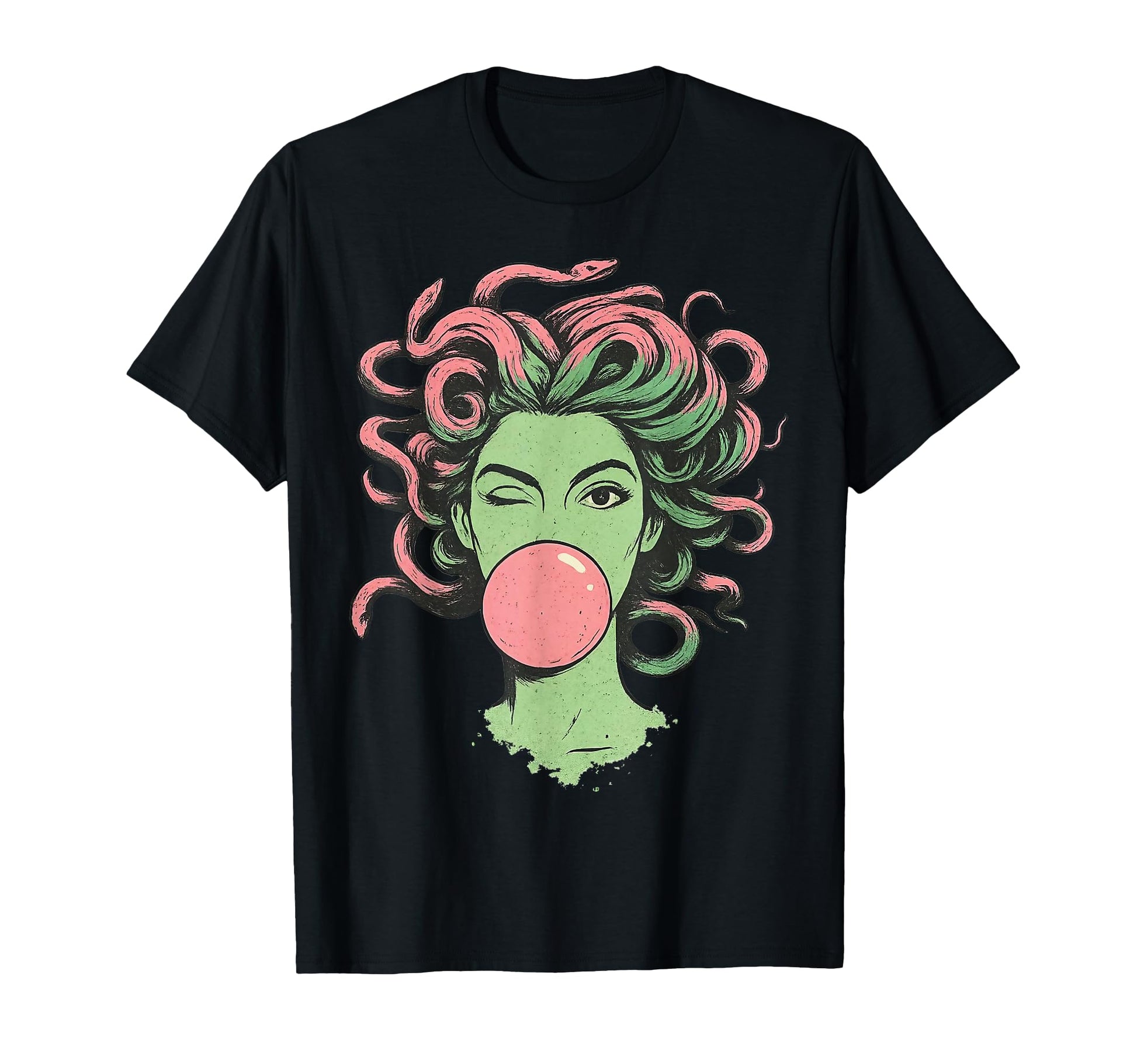 Medusa Bubblegum Mythological Snake T-Shirt - Trendy Graphic Men Women - T-Shirt, Sweatshirt, Hoodie