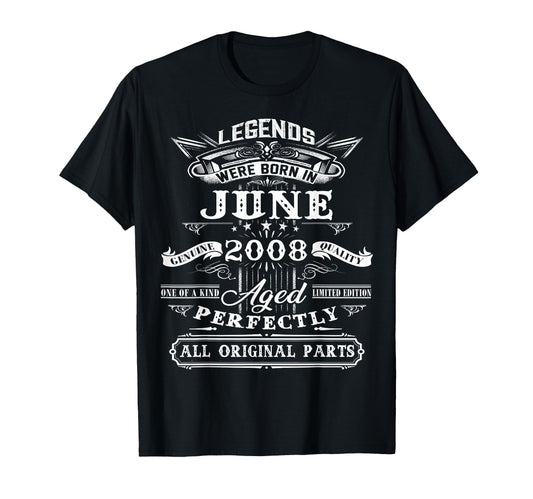 18Th Birthday Gift Legend Born T-Shirt - Fun Novelty Design for Adults - T-Shirt, Sweatshirt, Hoodie