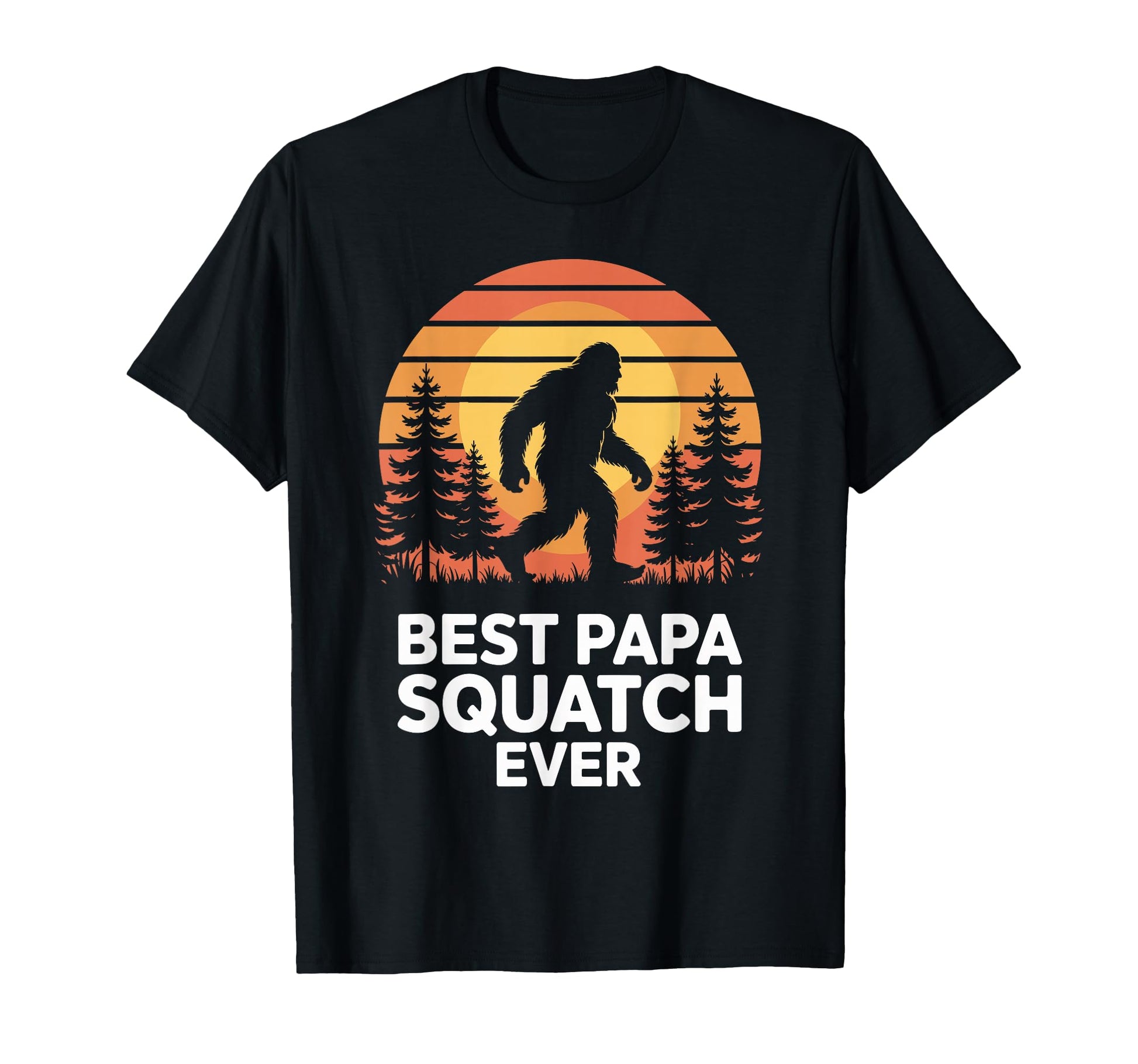 Best Papa Squatch Ever Funny Bigfoot T-Shirt - Unique Graphic for Adults - T-Shirt, Sweatshirt, Hoodie