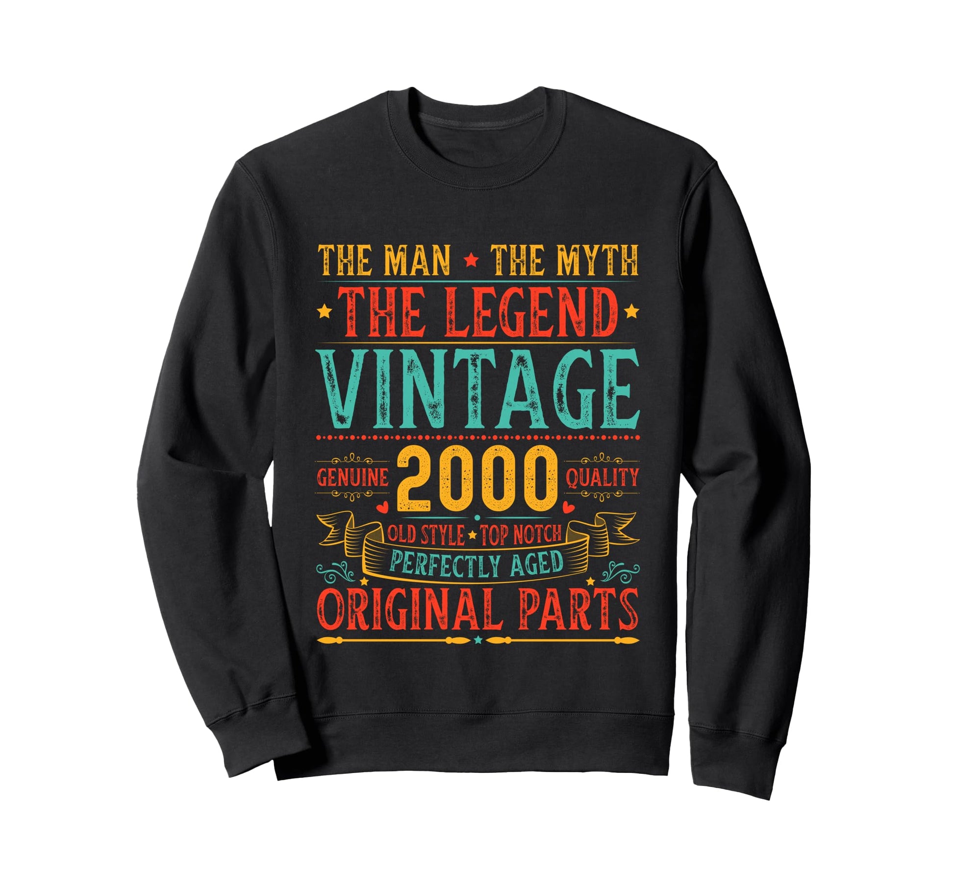 Myth Legend 2000 Funny Mens Sweatshirt - Minimalist Print for Adults - T-Shirt, Sweatshirt, Hoodie