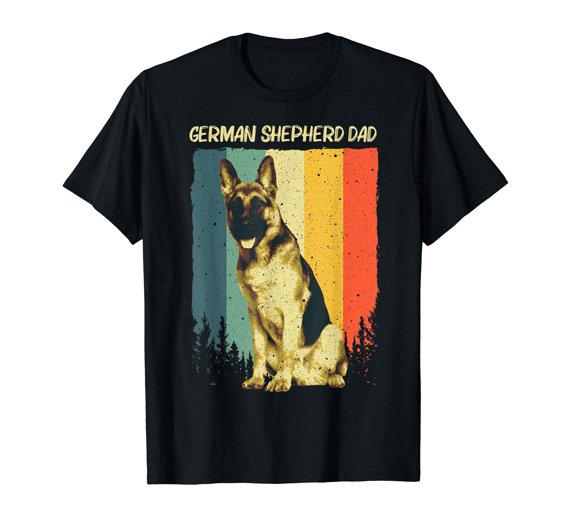 German Shepherd Art Dad Father K9 T-Shirt - Streetwear Style Men Women - T-Shirt, Sweatshirt, Hoodie