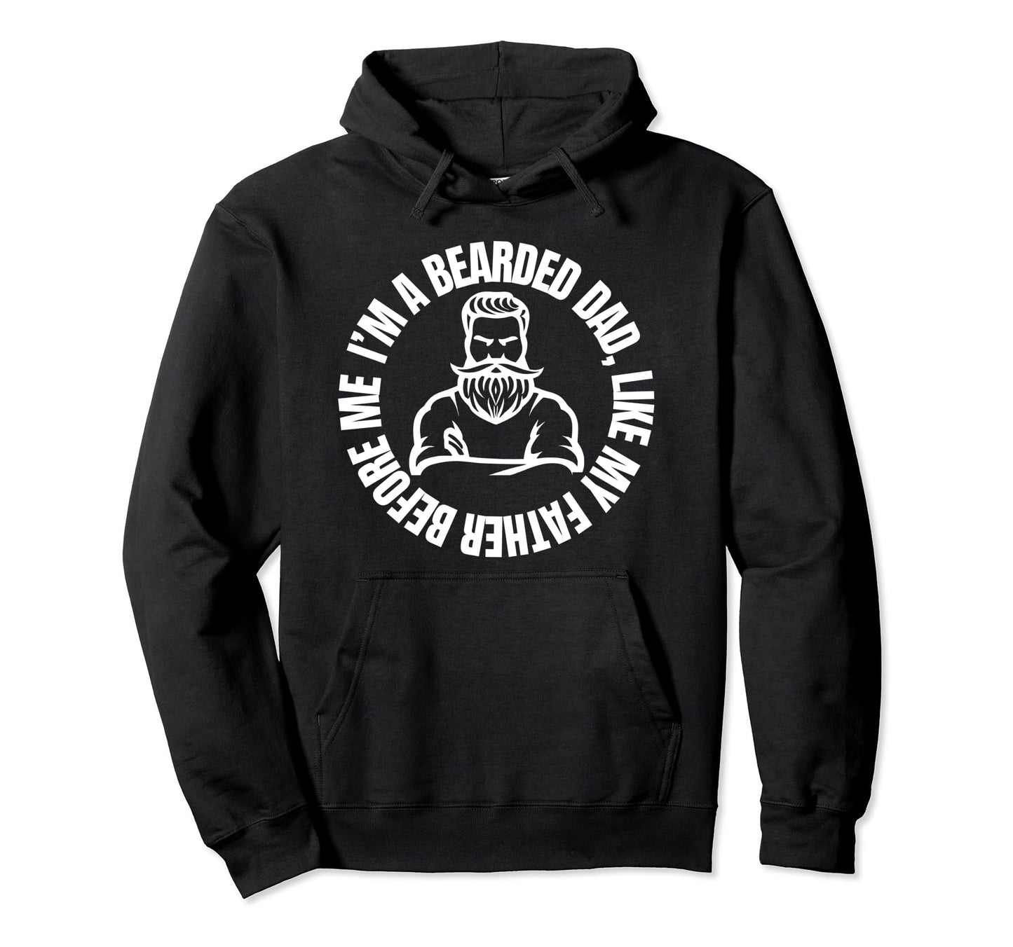 Funny Beard Fathers Gift Tattoo Beards Ink Hoodie - Unique Graphic Unisex - T-Shirt, Sweatshirt, Hoodie