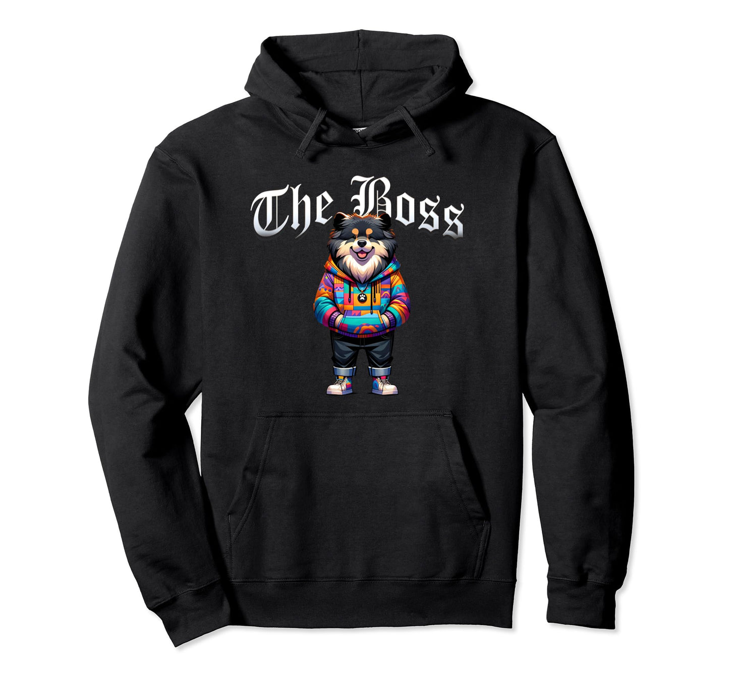 Eurasier Dog Boss Jacket Outfit Dog Hoodie - Aesthetic Graphic Men Women - T-Shirt, Sweatshirt, Hoodie