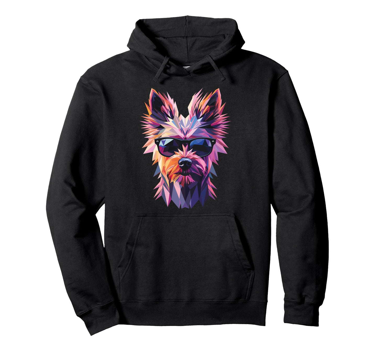 Dog Dad Mom Sunglasses Chinese Hoodie - Aesthetic Graphic for Adults - T-Shirt, Sweatshirt, Hoodie