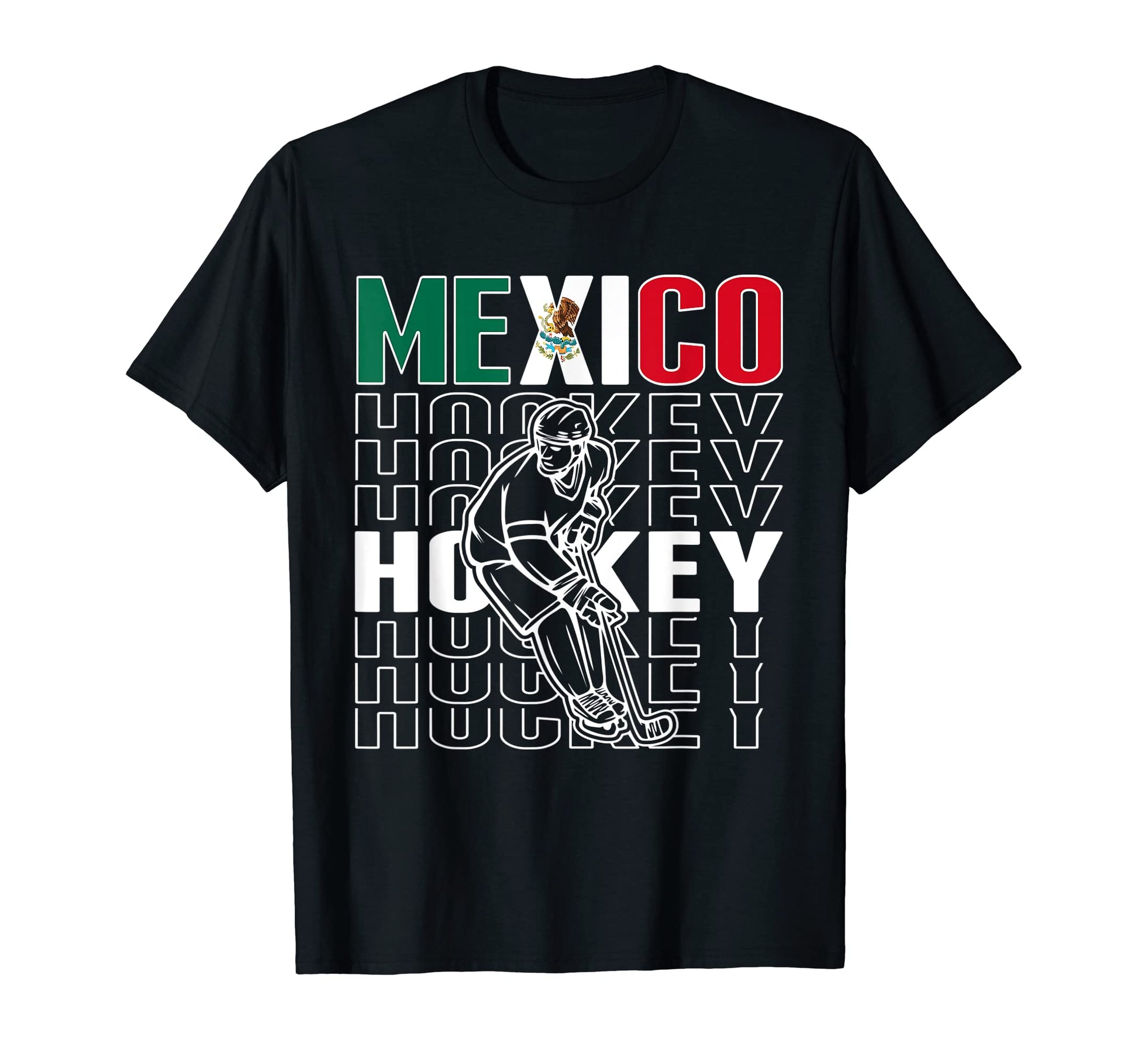 Mexico Ice Hockey Fans Jersey Support T-Shirt - Unique Graphic for Adults - T-Shirt, Sweatshirt, Hoodie