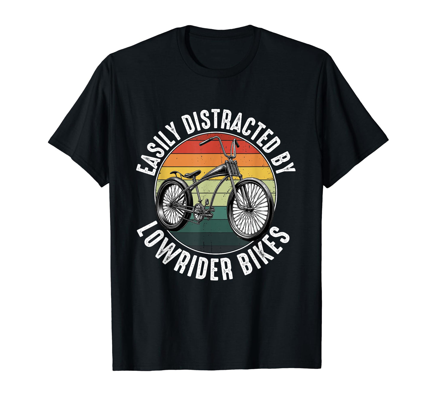 Lowrider Bike Bicycle Dad Low Riding T-Shirt - Custom Art Print for Adults - T-Shirt, Sweatshirt, Hoodie