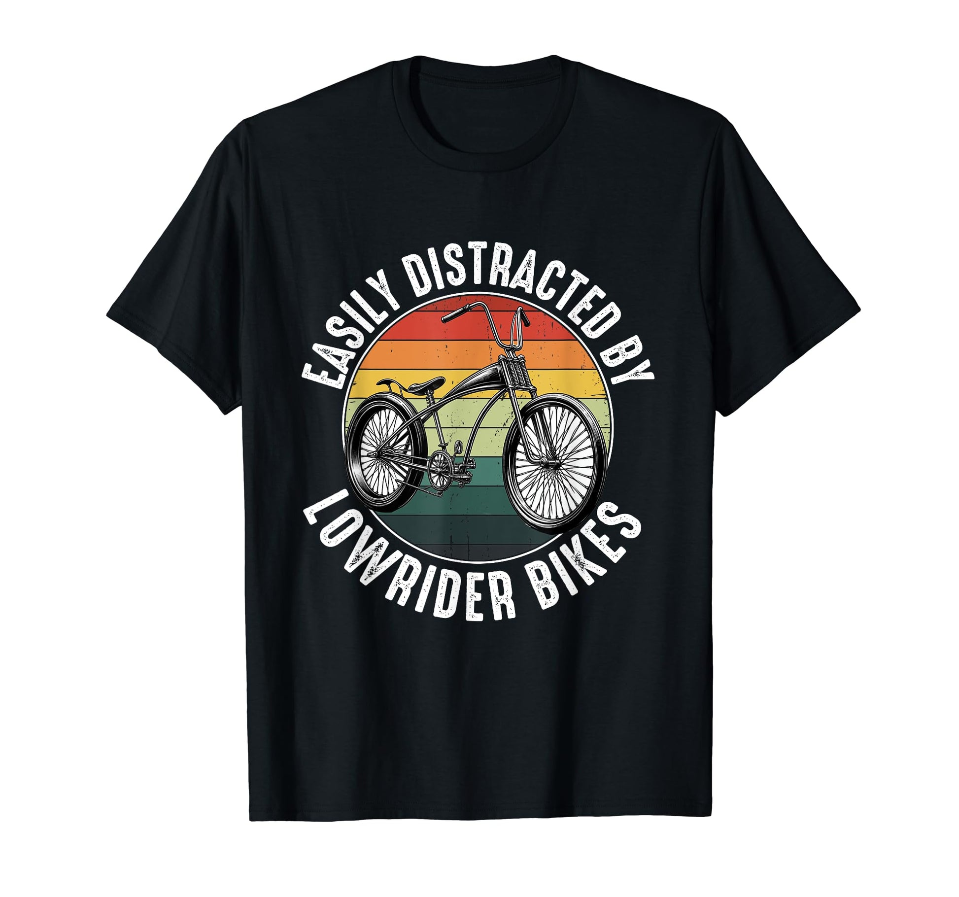 Lowrider Bike Bicycle Dad Low Riding T-Shirt - Custom Art Print for Adults - T-Shirt, Sweatshirt, Hoodie