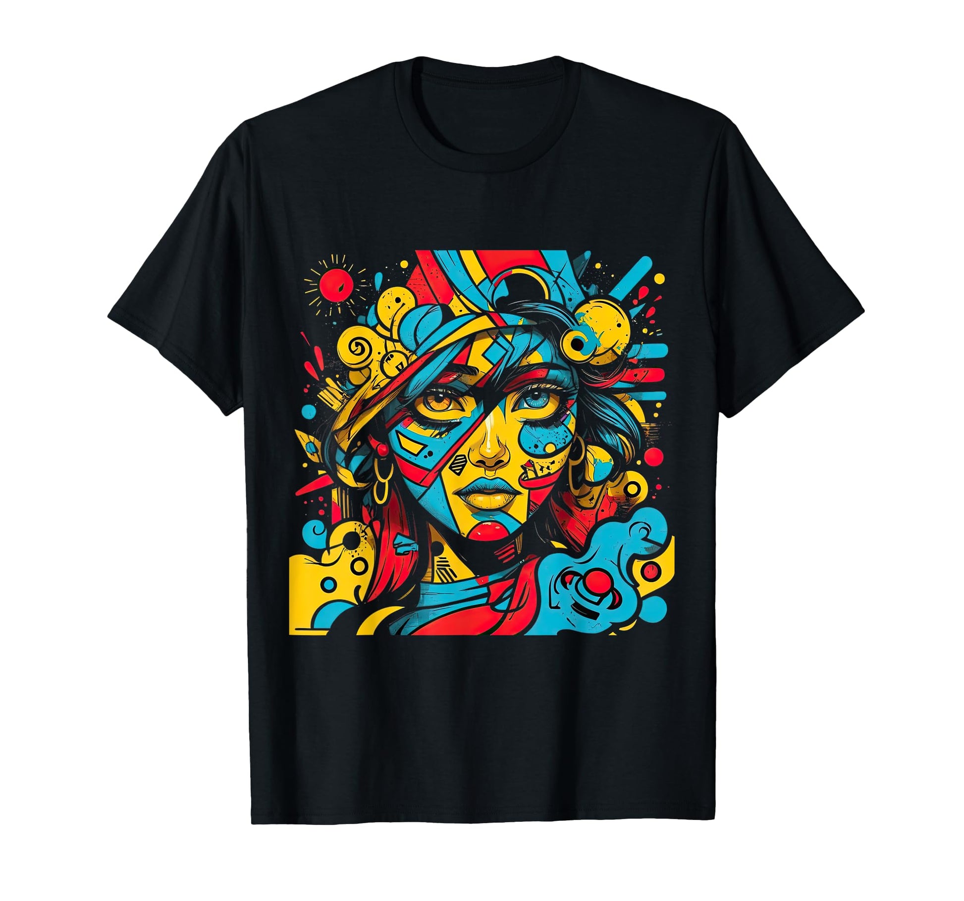Bold Abstract Pop Art Color Explosion T-Shirt - Novelty Apparel for Adults - T-Shirt, Sweatshirt, Hoodie