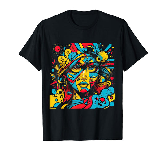 Bold Abstract Pop Art Color Explosion T-Shirt - Novelty Apparel for Adults - T-Shirt, Sweatshirt, Hoodie