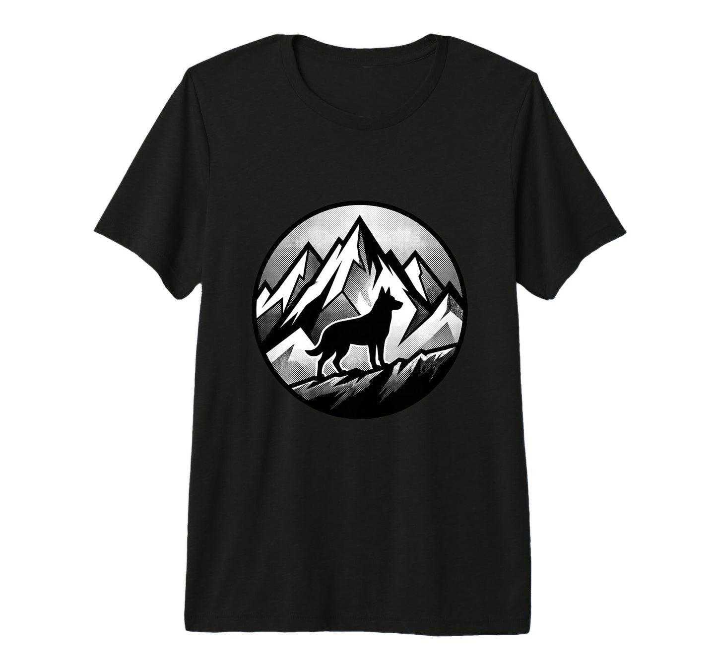 Outdoor Adventure Dog Dad Hiking T-Shirt - Fun Novelty Design for Adults - T-Shirt, Sweatshirt, Hoodie