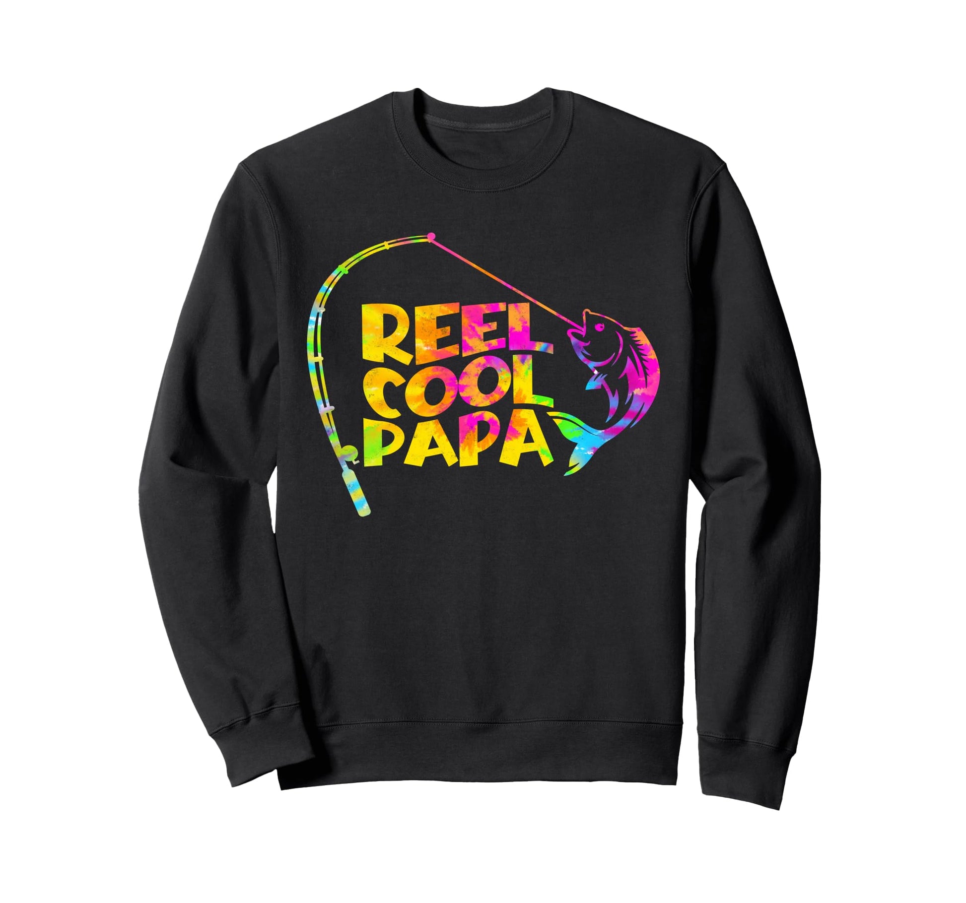 Reel Papa Fisherman Grandad Sweatshirt - Casual Everyday Wear for Adults - T-Shirt, Sweatshirt, Hoodie