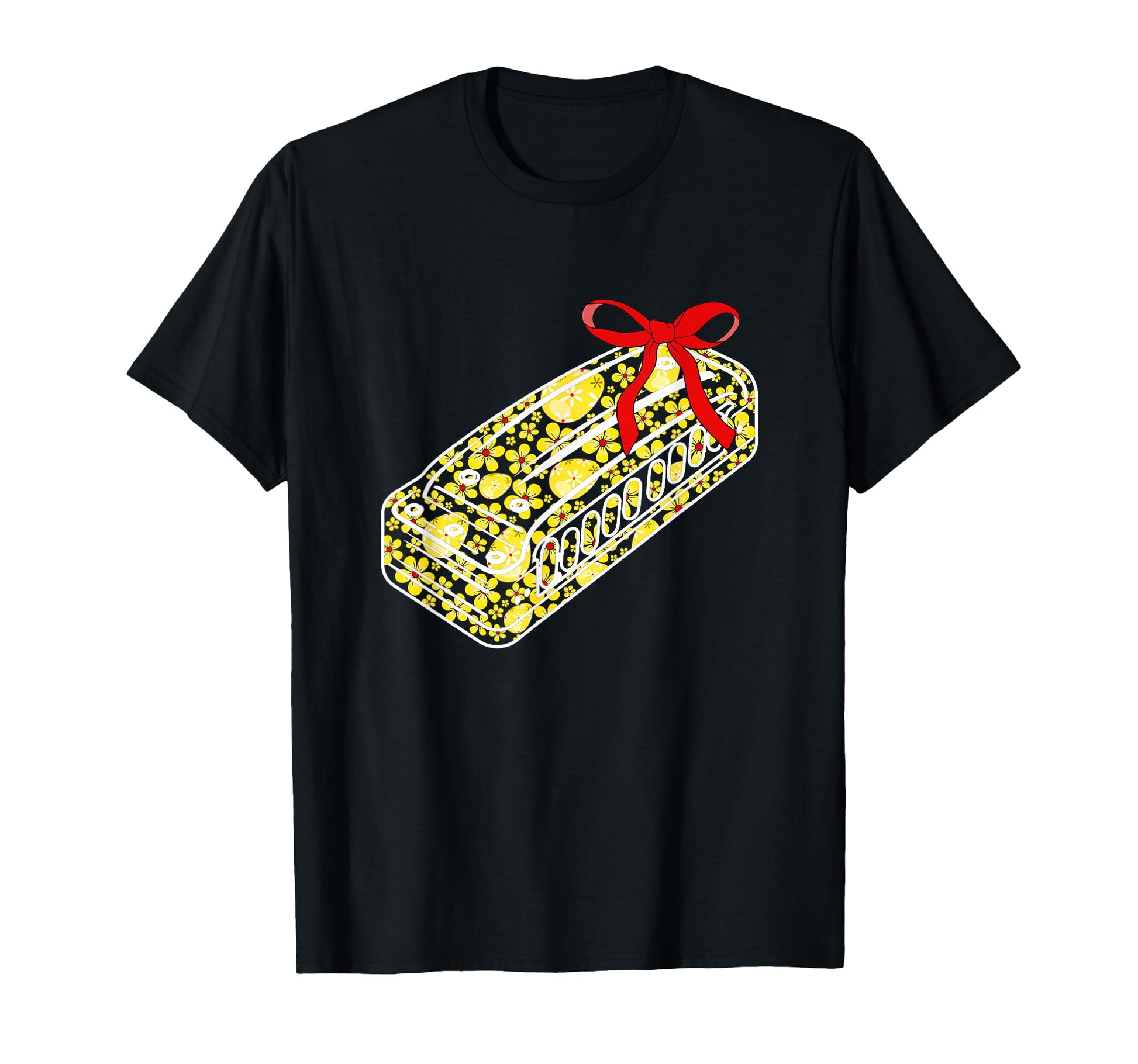 Easter Eggs Floral Harmonica Instrument T-Shirt - Unique Graphic Men Women - T-Shirt, Sweatshirt, Hoodie