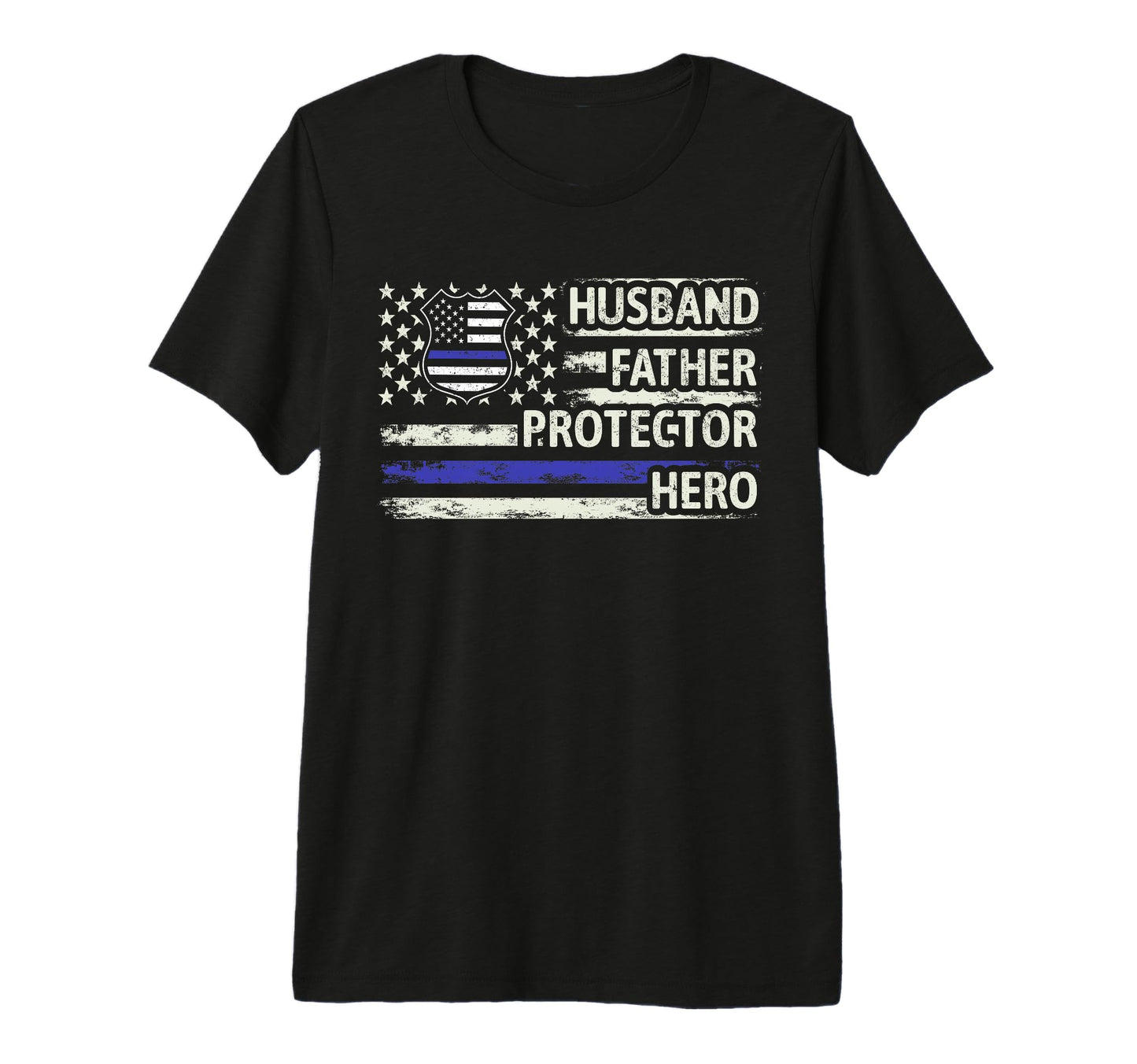 Mens Husband Father Protector Thin T-Shirt - Aesthetic Graphic Men Women - T-Shirt, Sweatshirt, Hoodie