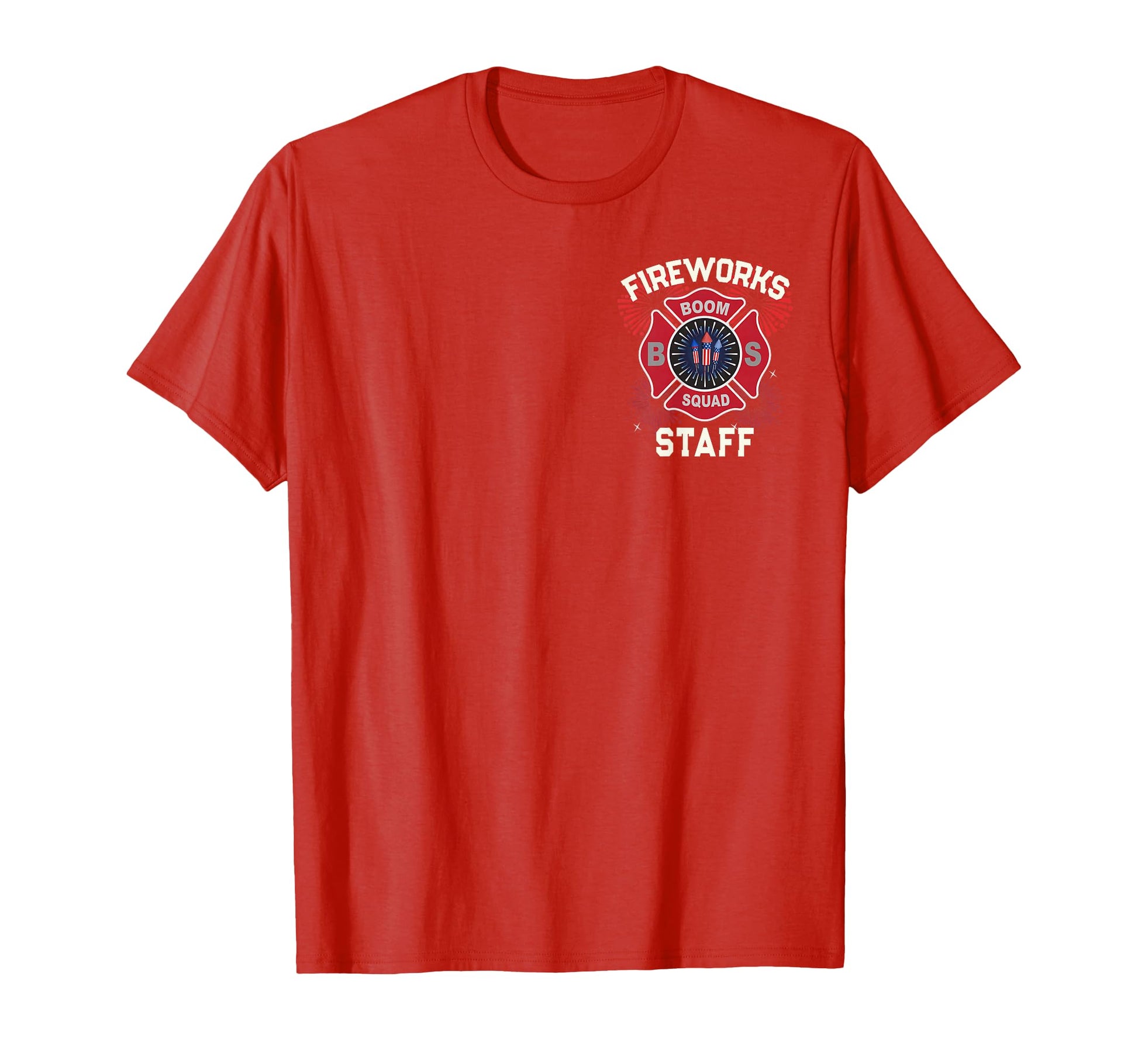 Firework Staff Patriotic 4Th July T-Shirt - Custom Art Print for Adults - T-Shirt, Sweatshirt, Hoodie
