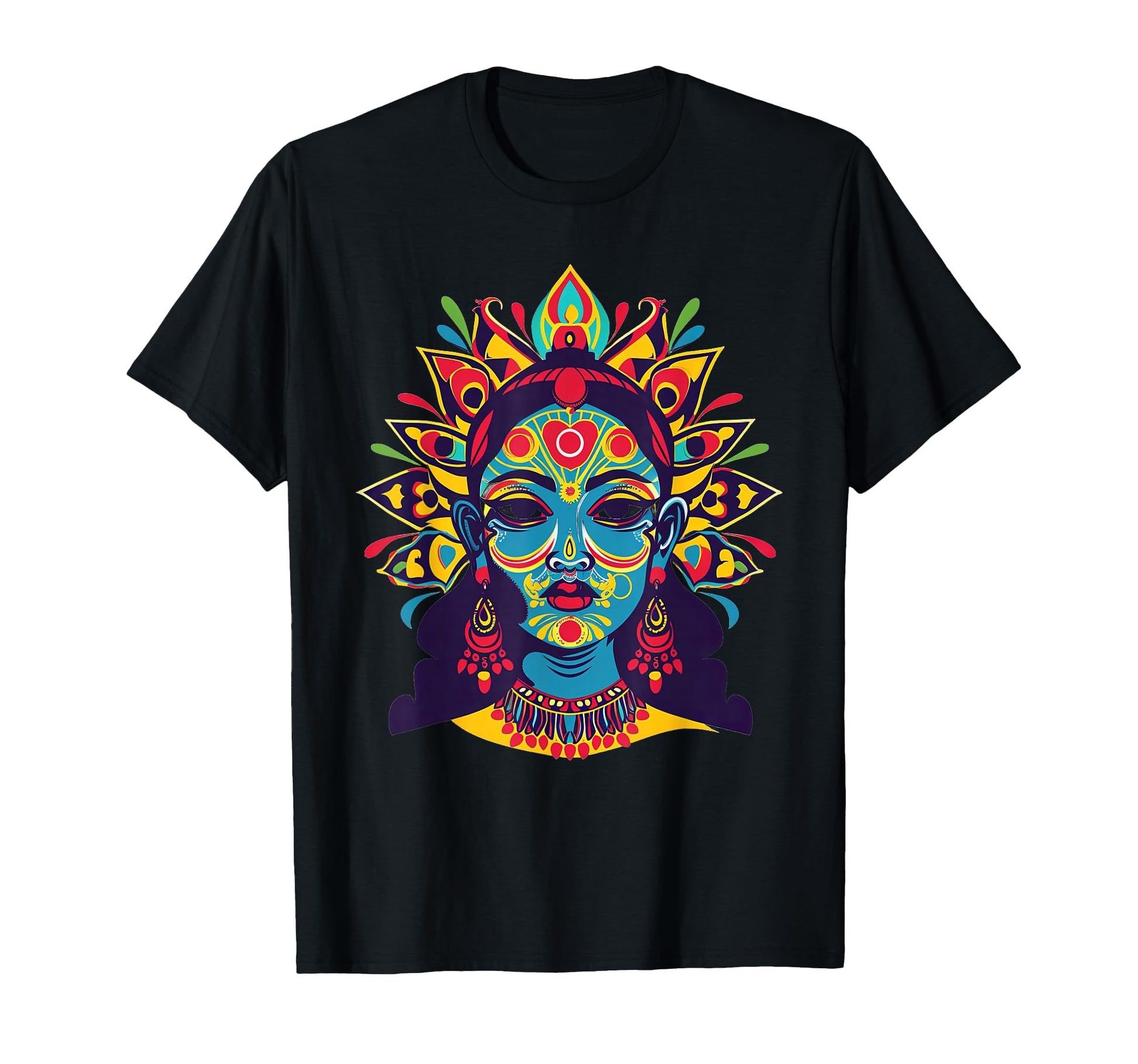 Durga Hindu Goddess Spiritual Indian T-Shirt - Minimalist Print Men Women - T-Shirt, Sweatshirt, Hoodie